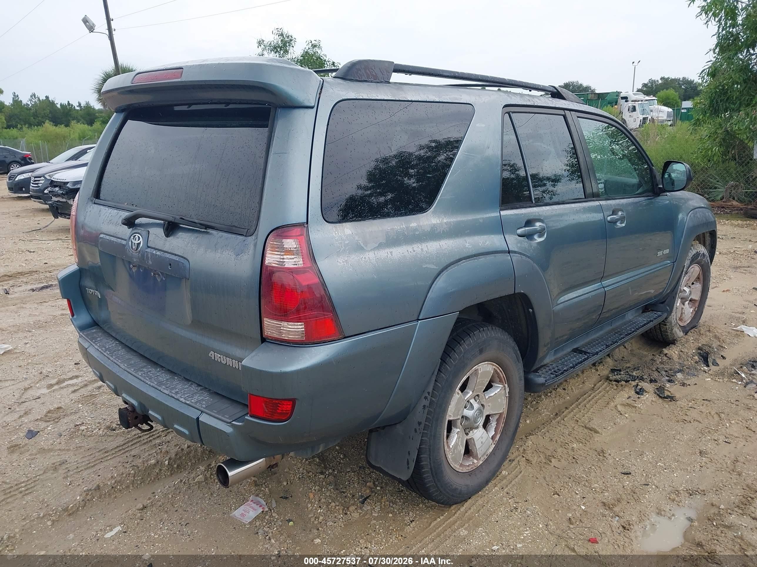 2005 Toyota 4runner Sr5 V6 Green vin: JTEBU14R550062007