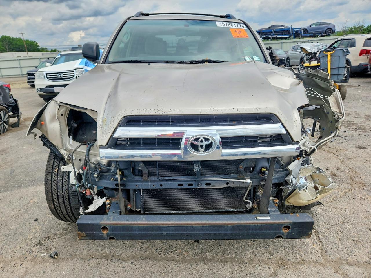 2005 Toyota 4runner Sr5 Tan vin: JTEBU14R550068485