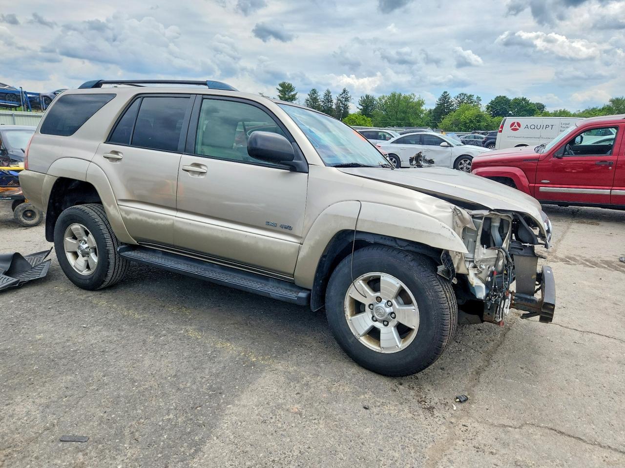 2005 Toyota 4runner Sr5 Tan vin: JTEBU14R550068485