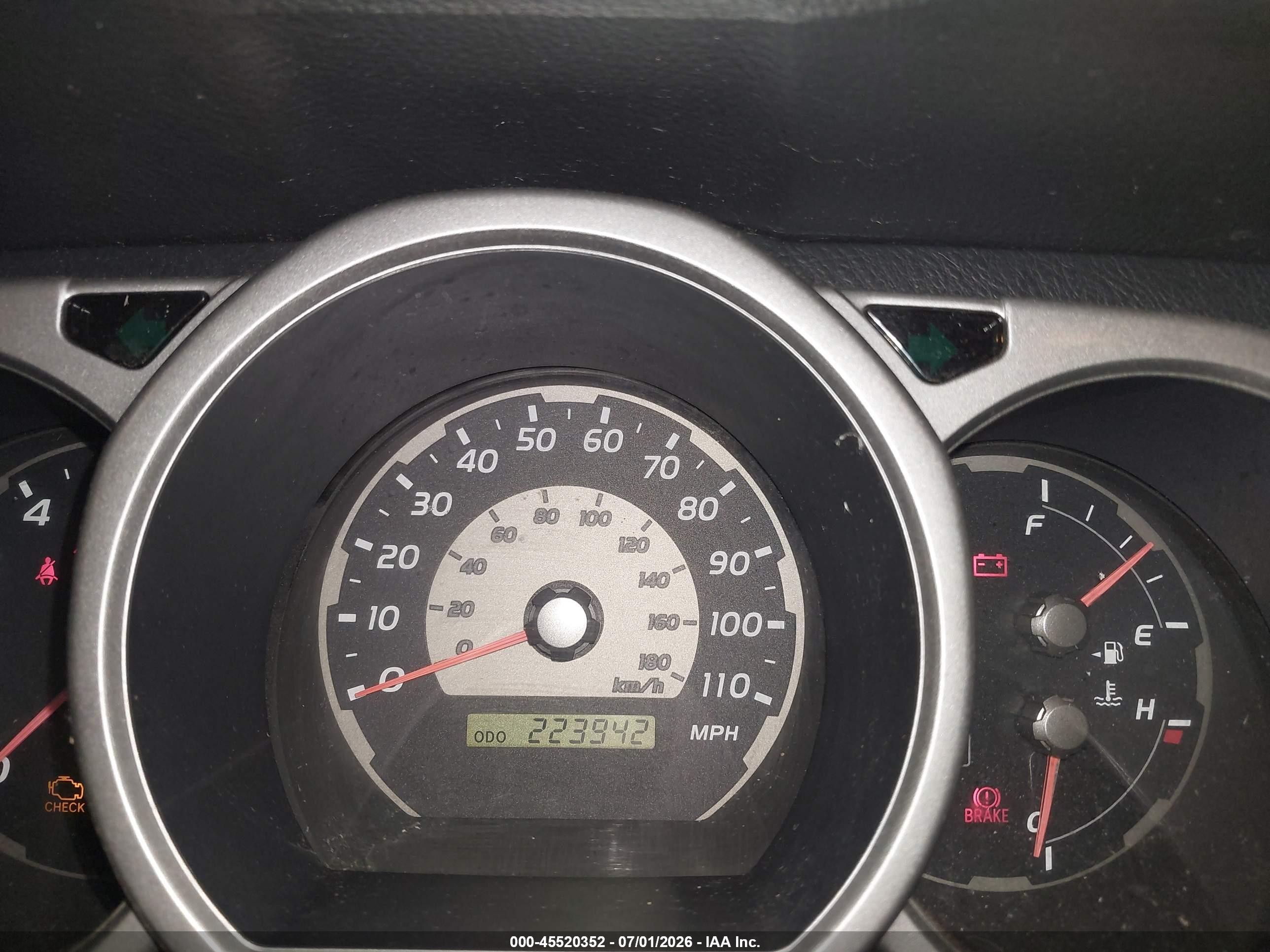 2005 Toyota 4runner Sr5 Sport V6 Gray vin: JTEBU14R558041353