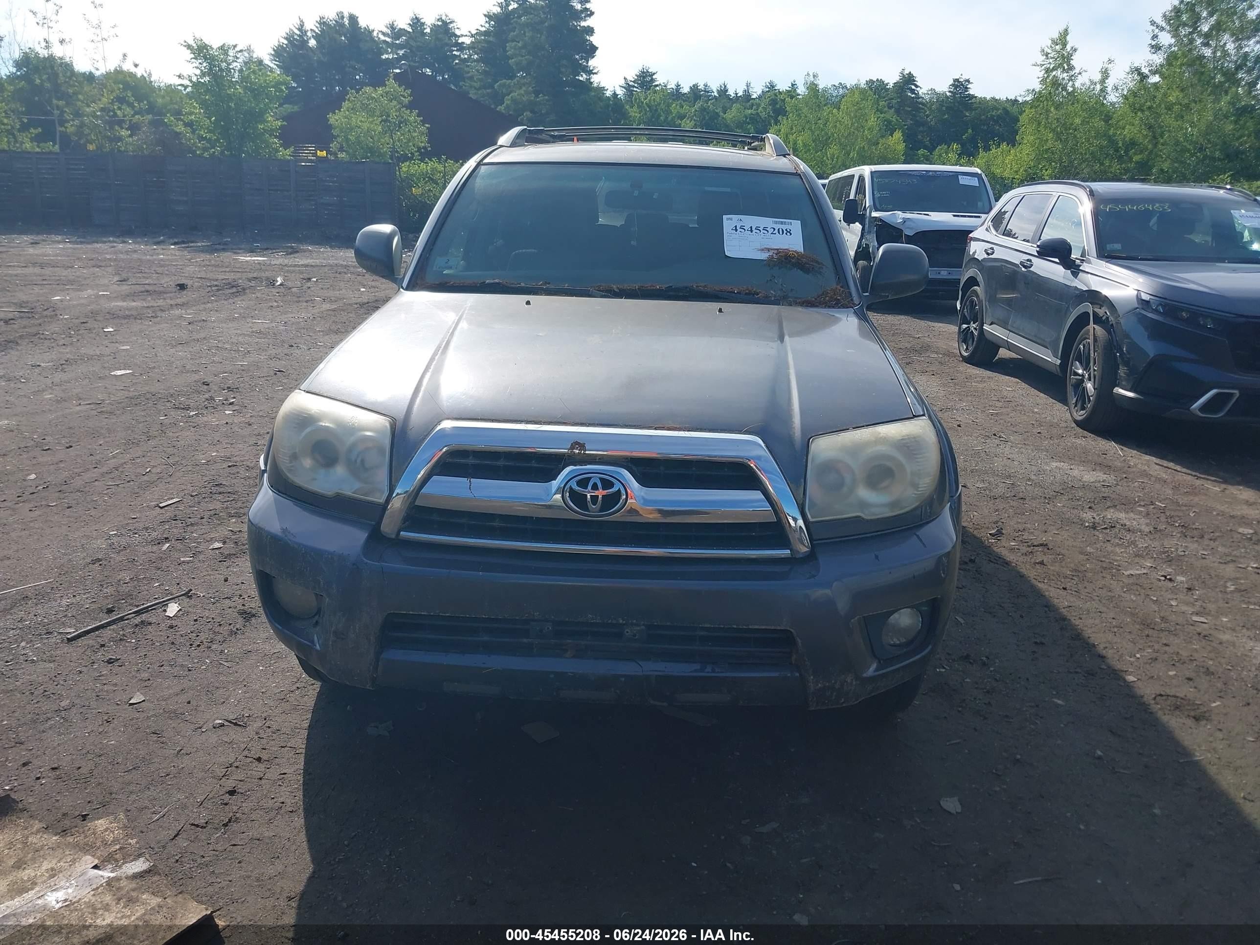 2006 Toyota 4runner Sr5 V6 Gray vin: JTEBU14R560082789