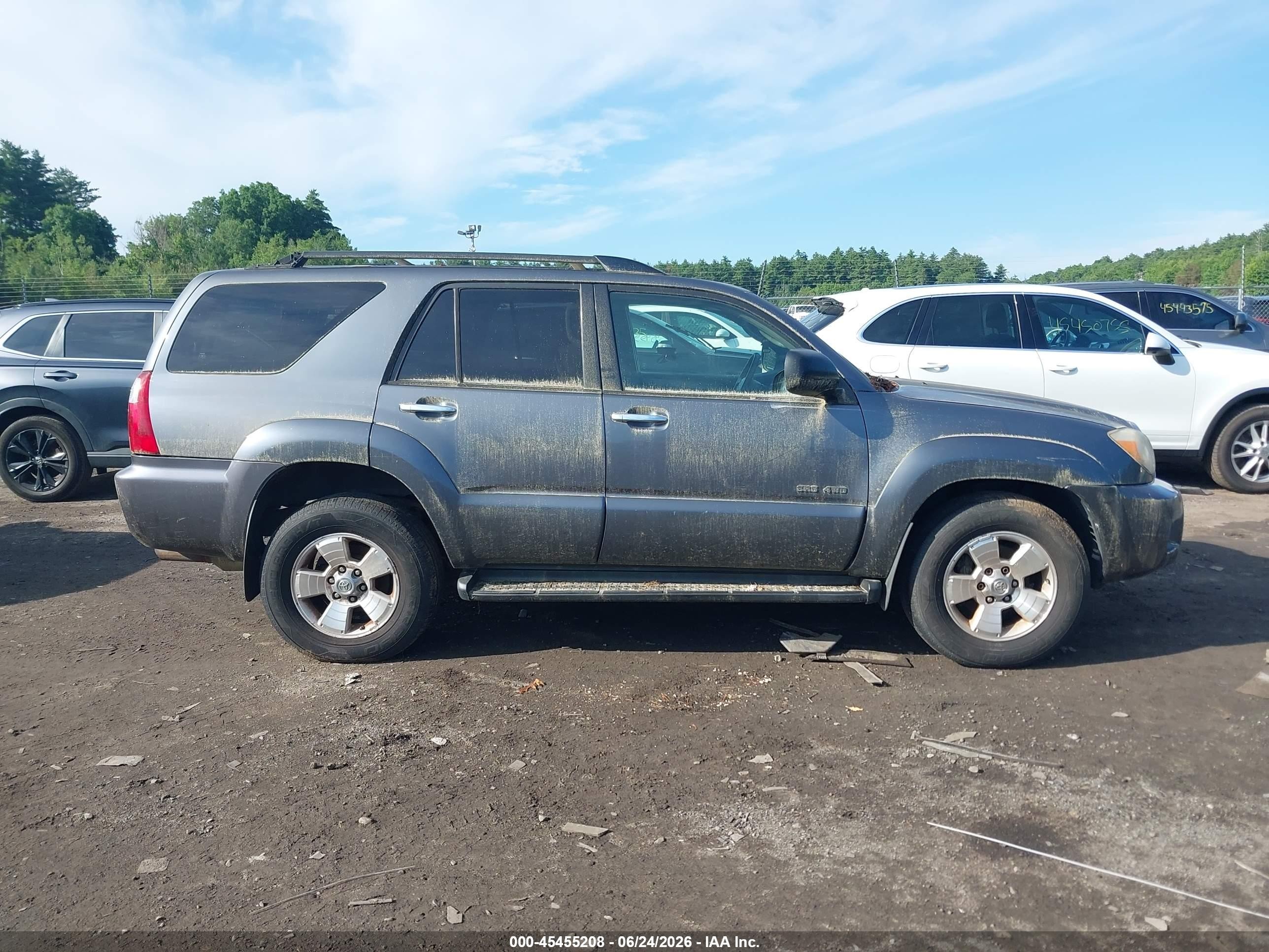 2006 Toyota 4runner Sr5 V6 Gray vin: JTEBU14R560082789