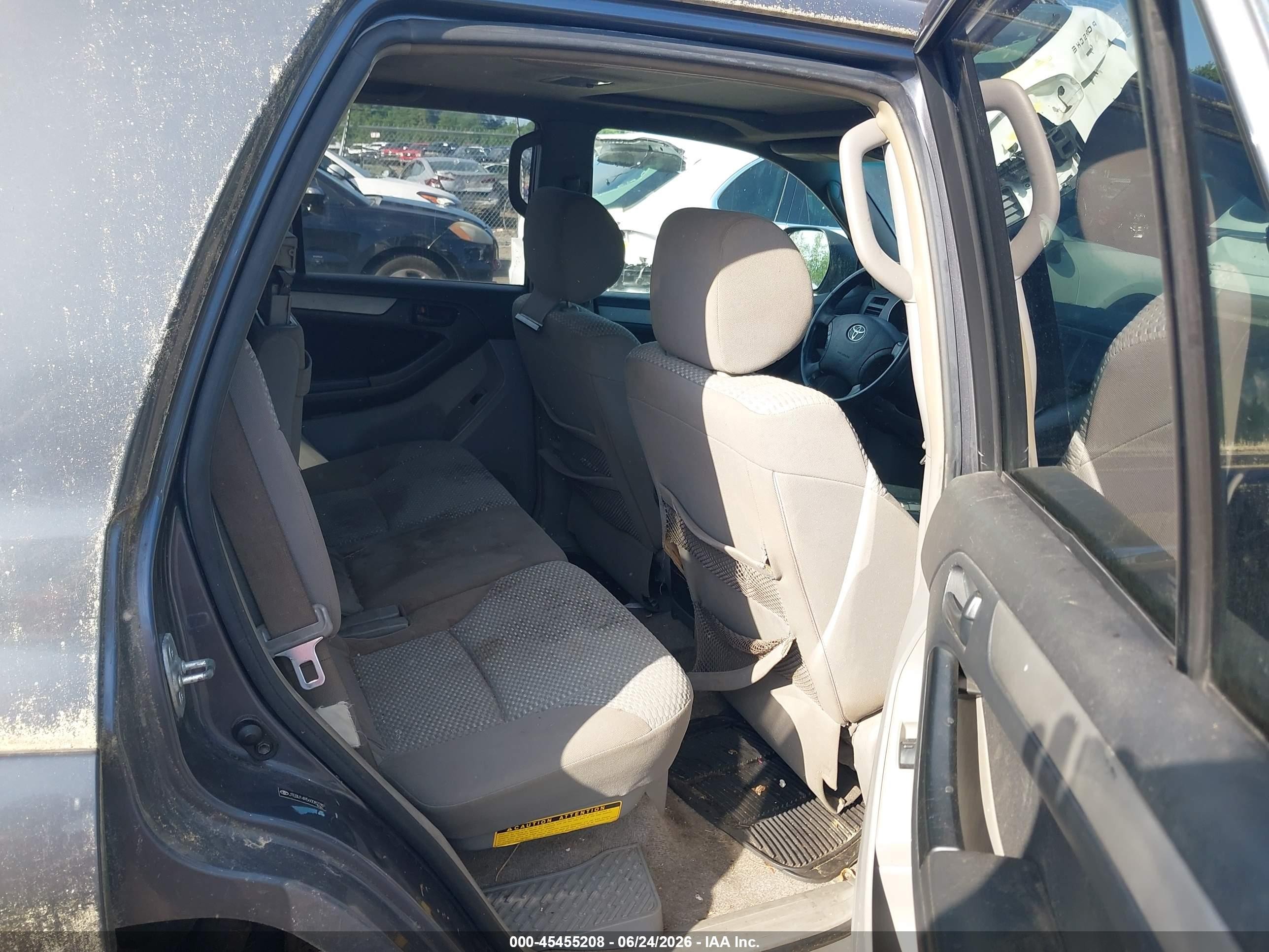 2006 Toyota 4runner Sr5 V6 Gray vin: JTEBU14R560082789