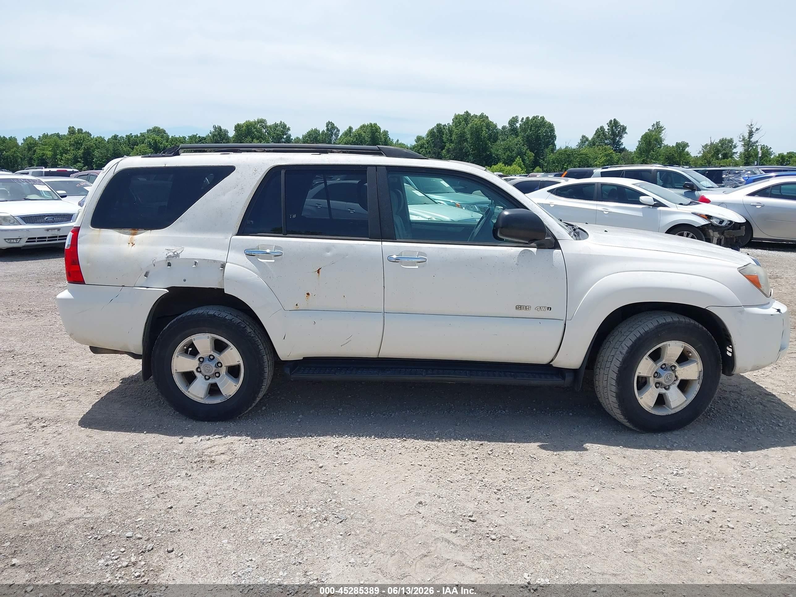 2006 Toyota 4runner Sr5 White vin: JTEBU14R560087099