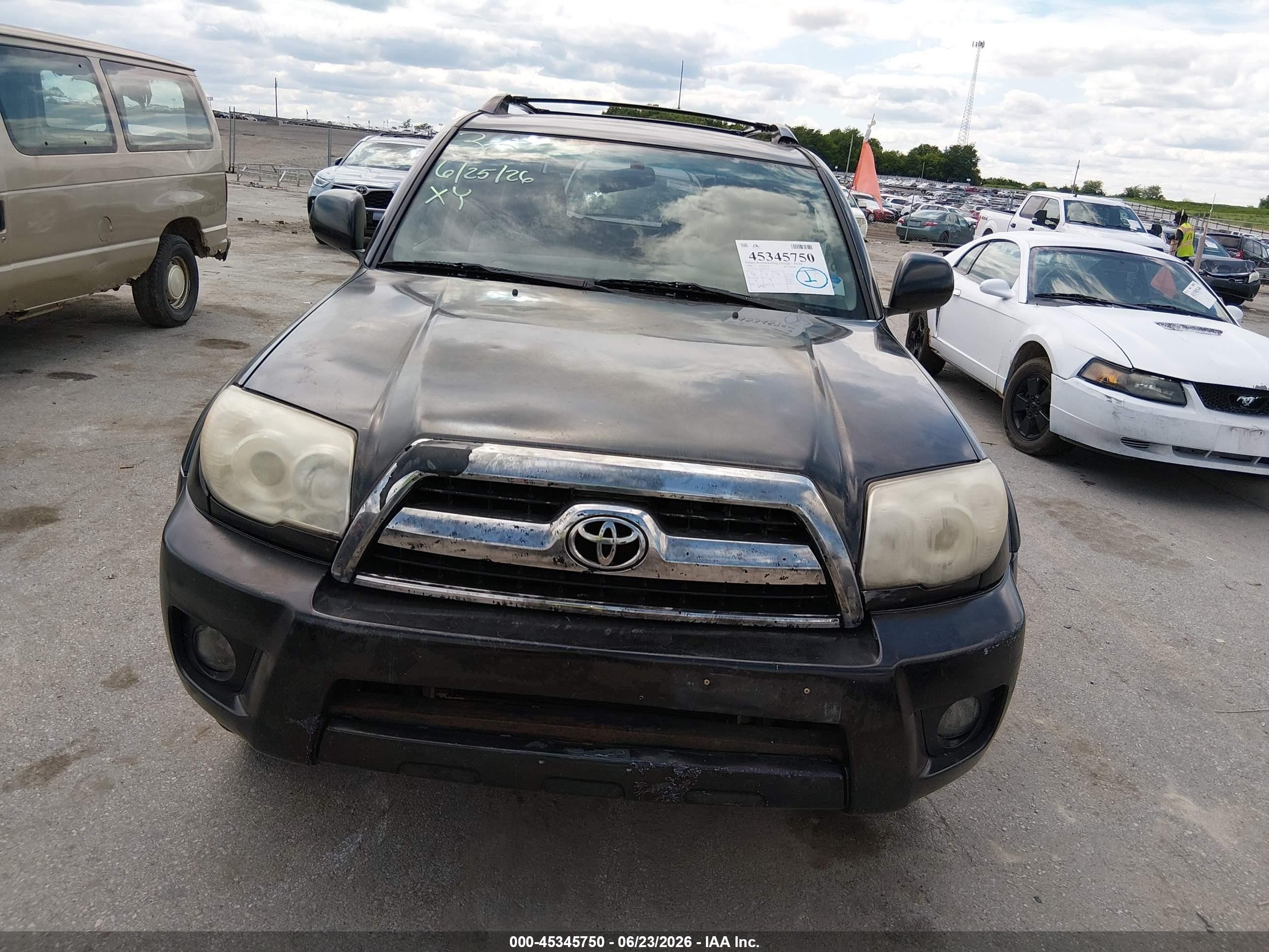 2006 Toyota 4runner Sr5 Черный vin: JTEBU14R560096529