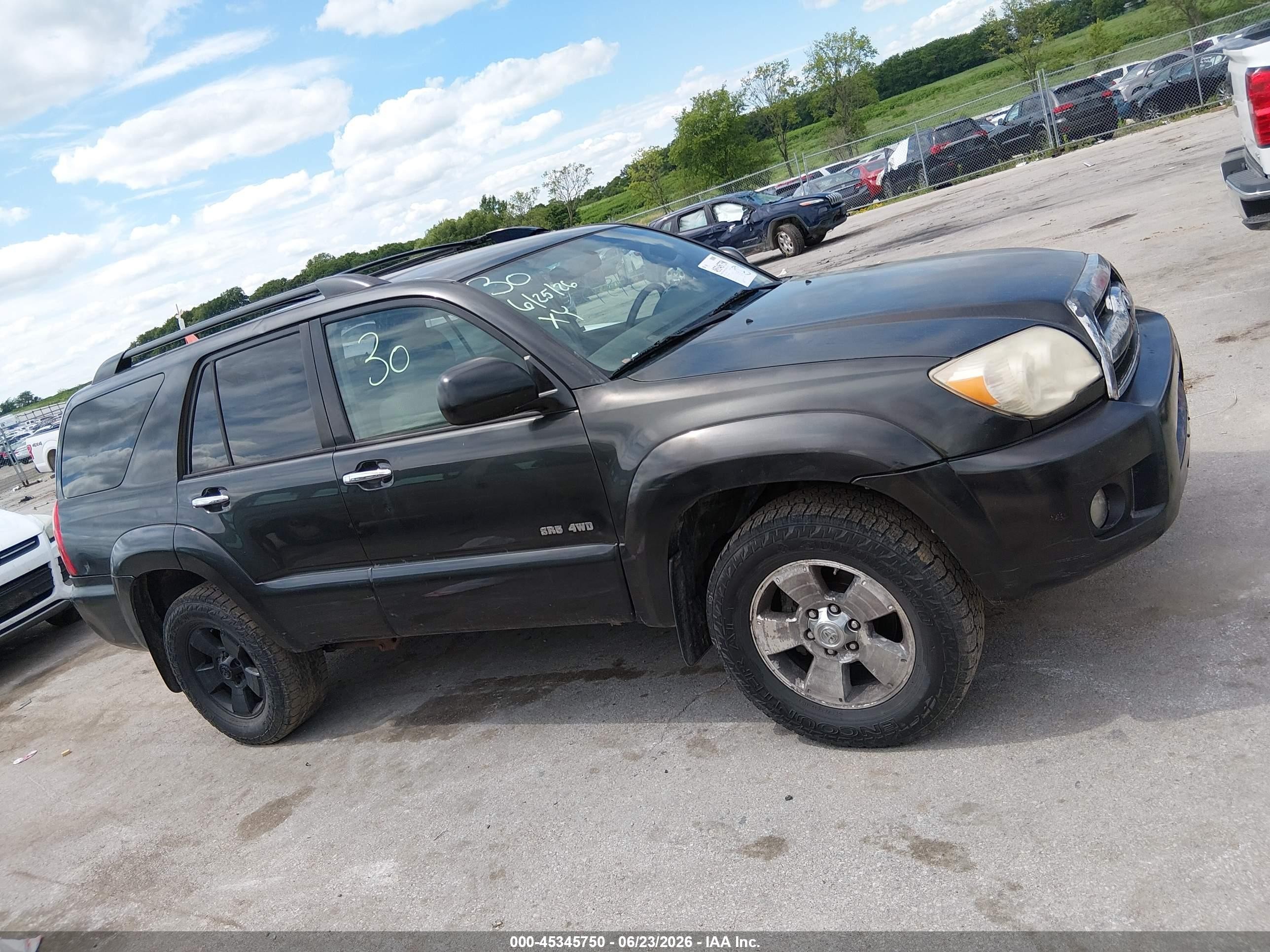 2006 Toyota 4runner Sr5 Черный vin: JTEBU14R560096529