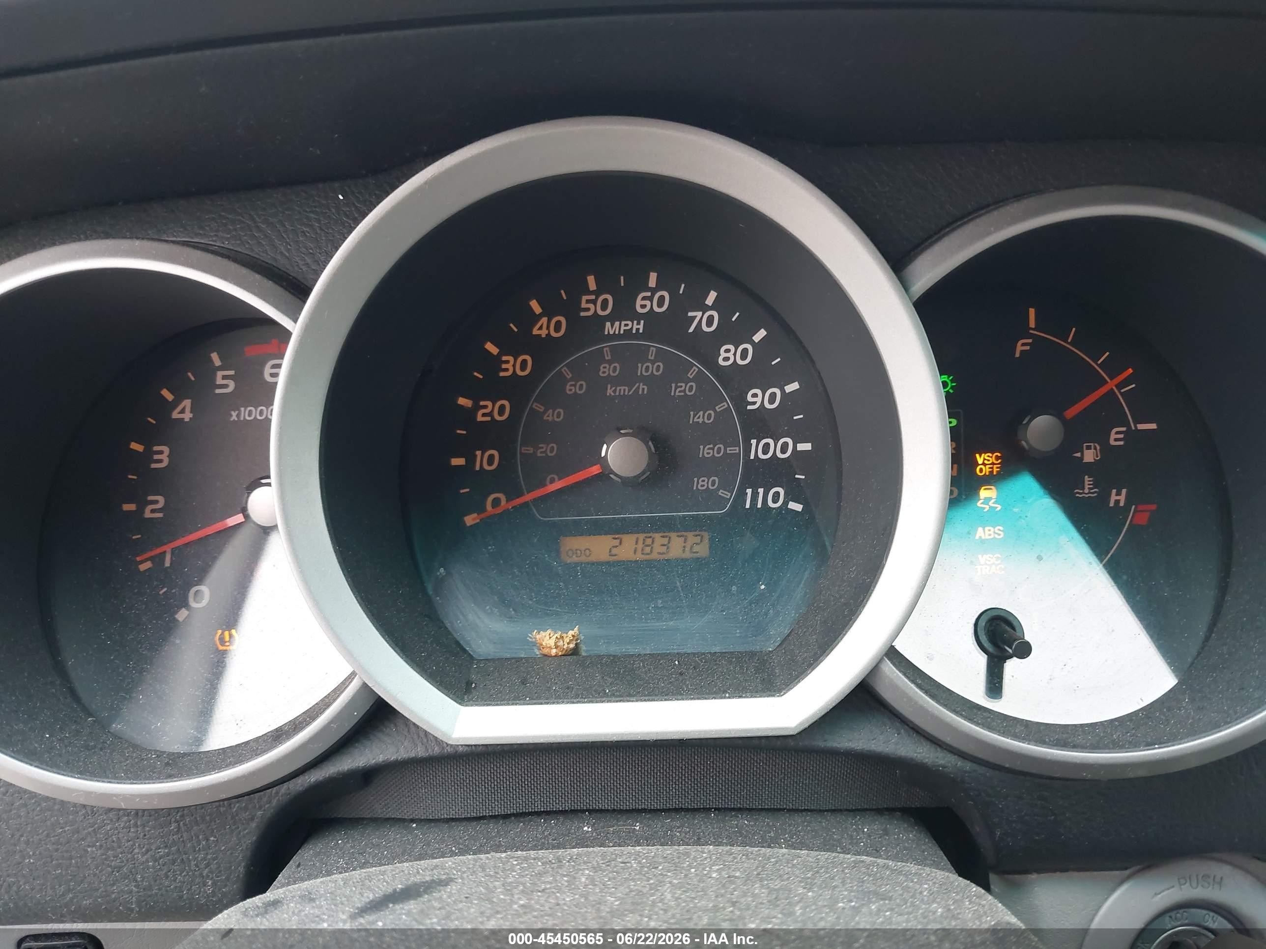2006 Toyota 4runner Sr5 V6 Gray vin: JTEBU14R560101597