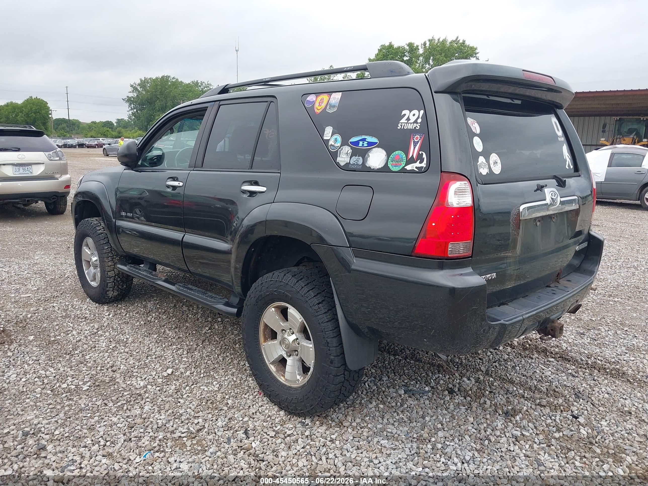 2006 Toyota 4runner Sr5 V6 Gray vin: JTEBU14R560101597