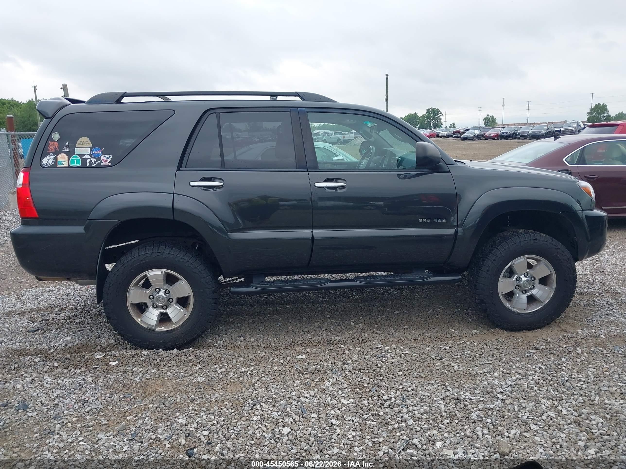 2006 Toyota 4runner Sr5 V6 Gray vin: JTEBU14R560101597