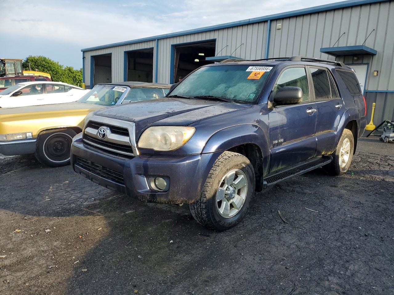 2006 Toyota 4runner Sr5 Blue vin: JTEBU14R568057313