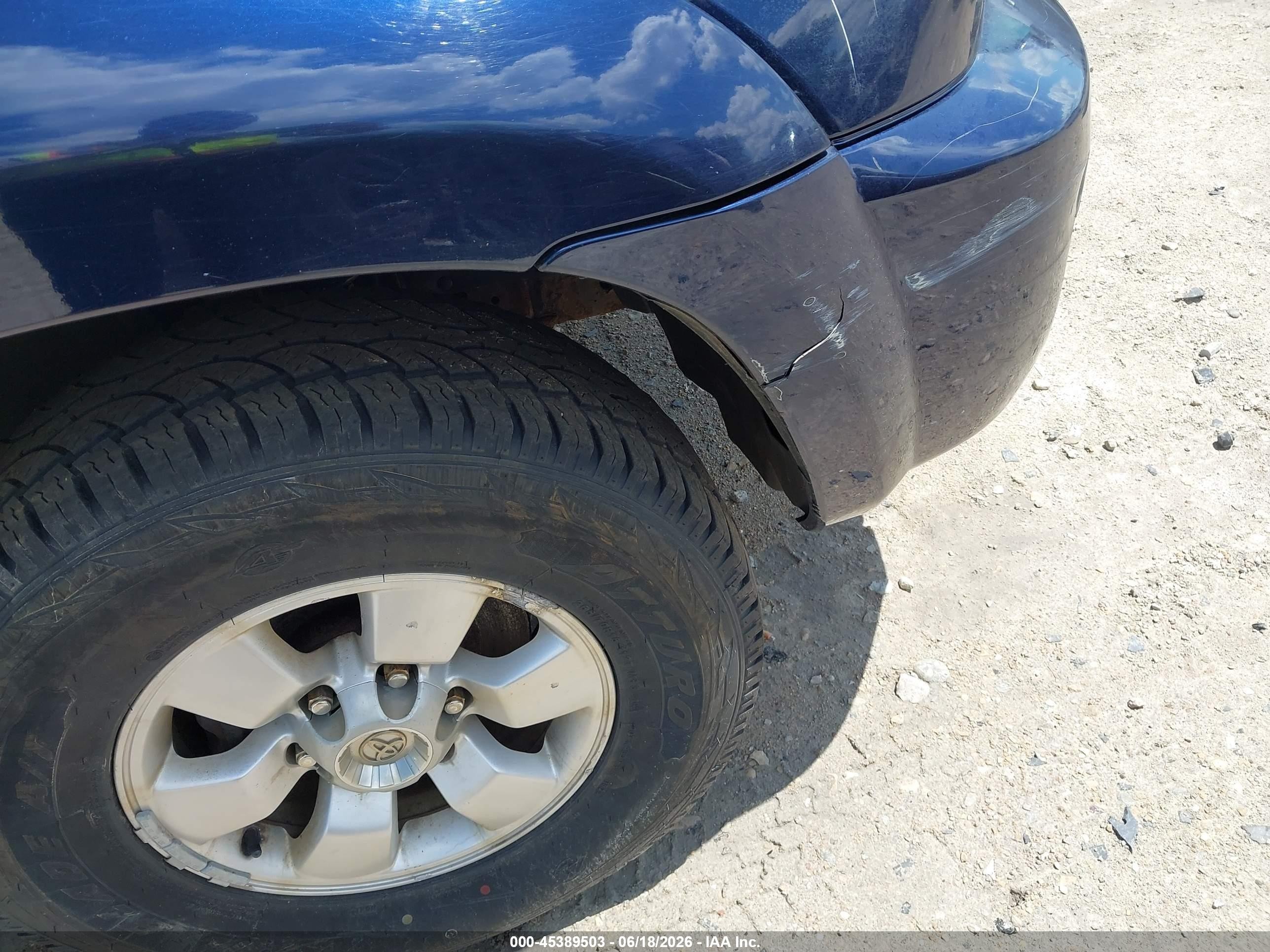 2007 Toyota 4runner Sr5 Dark Blue vin: JTEBU14R570120801