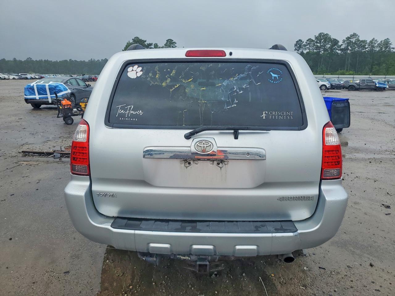 2007 Toyota 4runner Sr5 Silver vin: JTEBU14R578080995