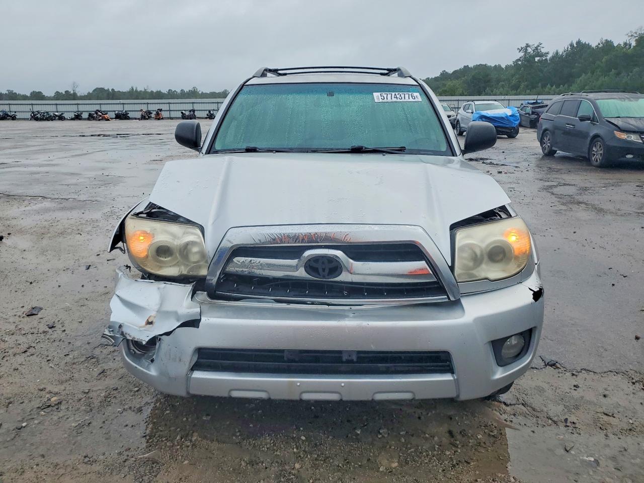 2007 Toyota 4runner Sr5 Silver vin: JTEBU14R578080995