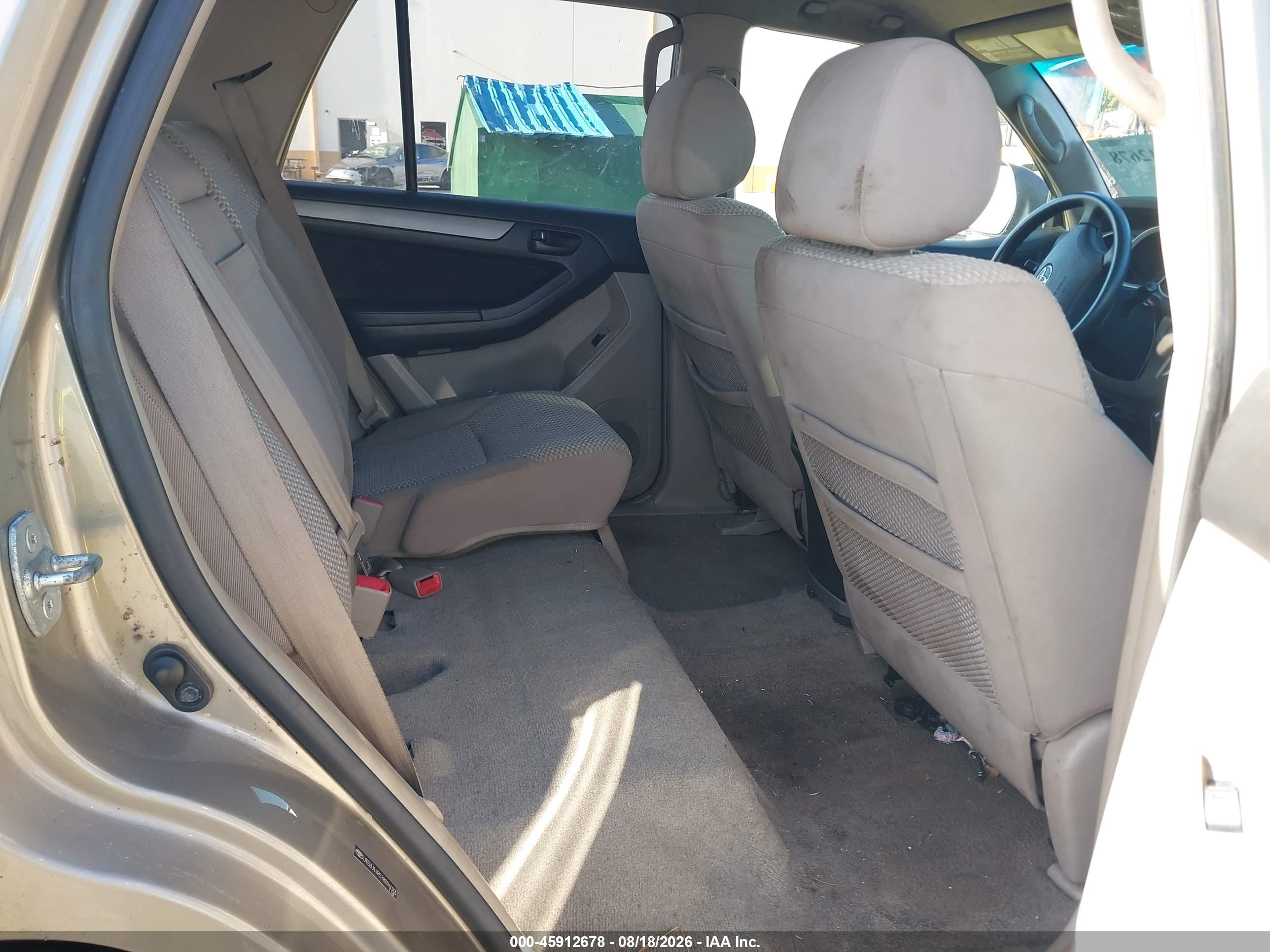 2007 Toyota 4runner Sr5 V6 Gold vin: JTEBU14R578096033