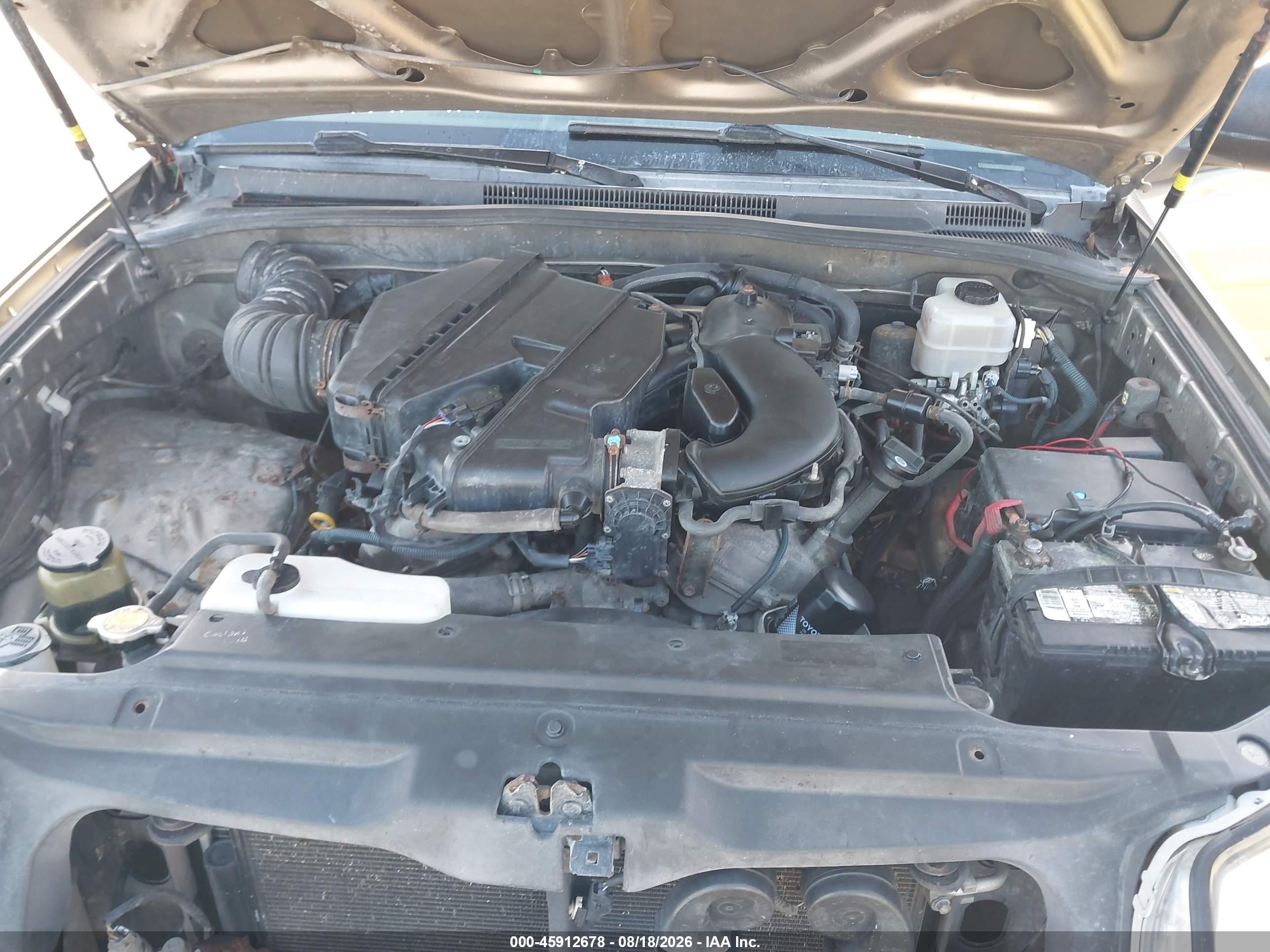 2007 Toyota 4runner Sr5 V6 Gold vin: JTEBU14R578096033