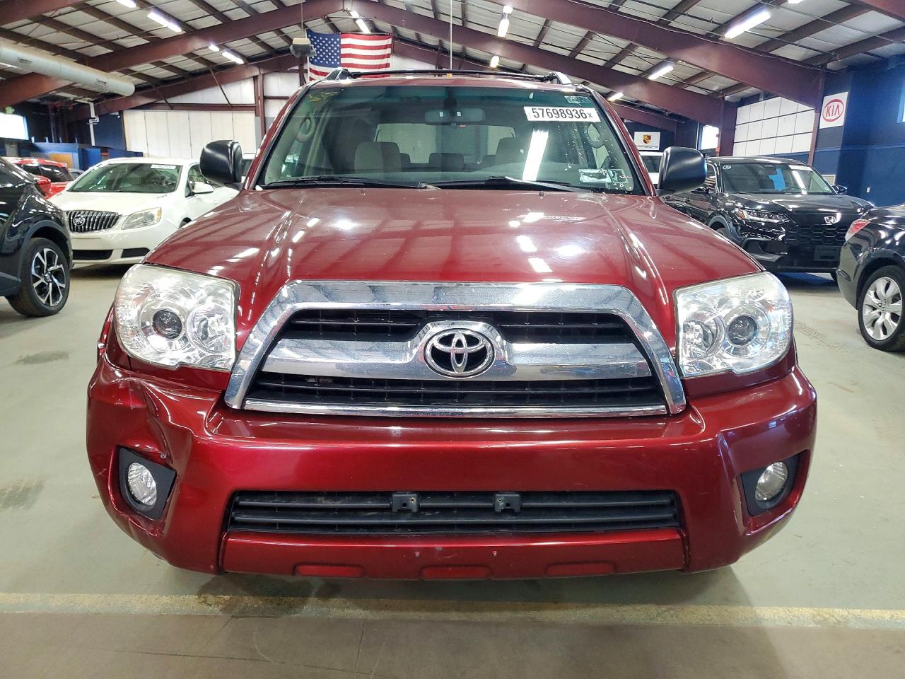 2008 Toyota 4runner Sr5 Red vin: JTEBU14R58K018727