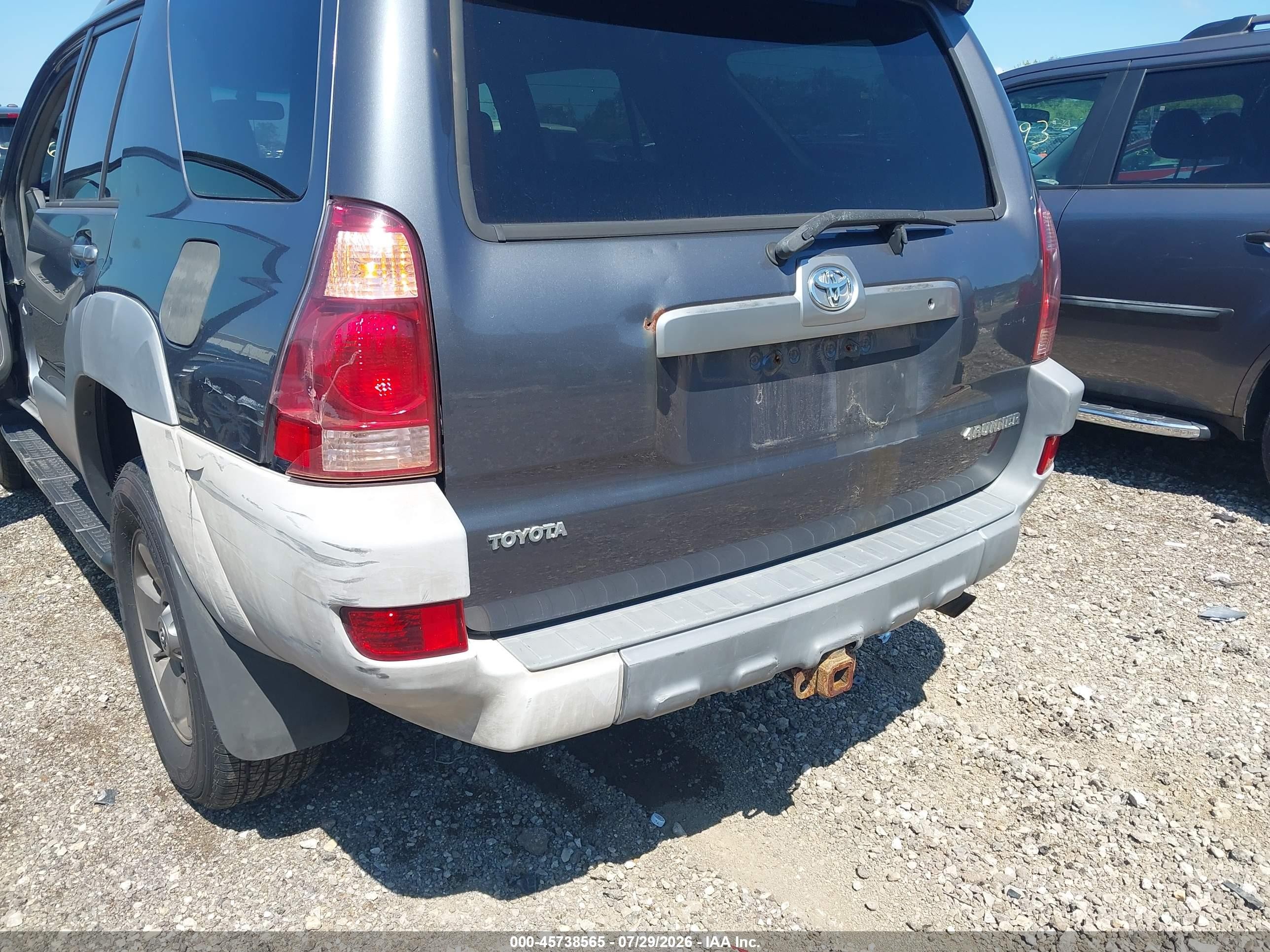 2003 Toyota 4runner Sr5 Sport V6 Blue vin: JTEBU14R630013329