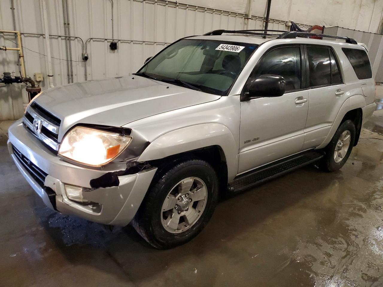 2005 Toyota 4runner Sr5 Silver vin: JTEBU14R650077079