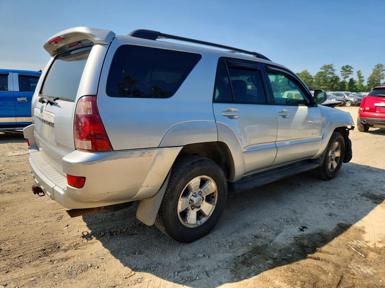 2005 Toyota 4runner Sr5 Silver vin: JTEBU14R658030734
