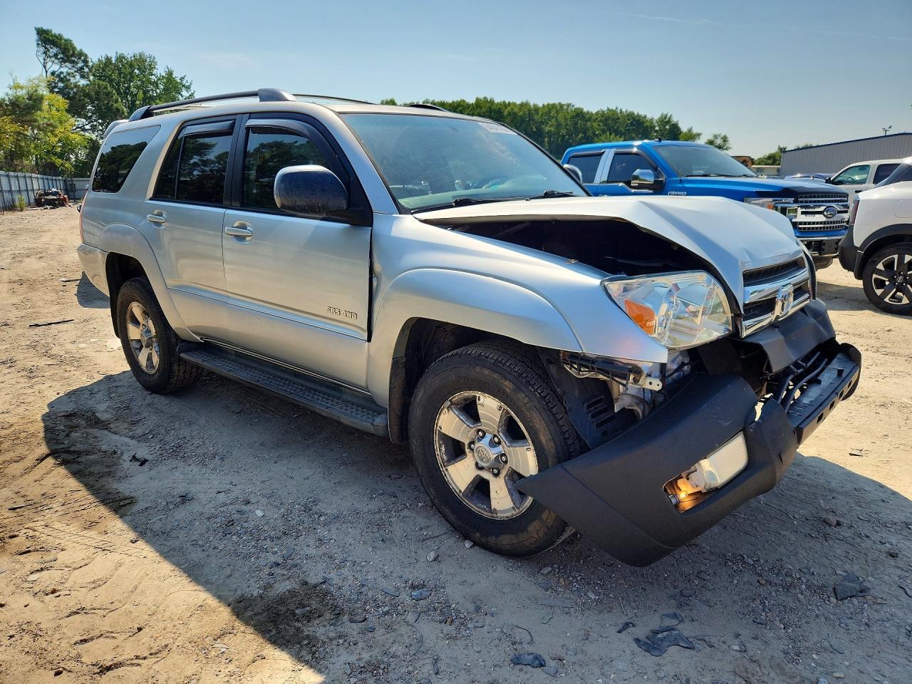 2005 Toyota 4runner Sr5 Silver vin: JTEBU14R658030734