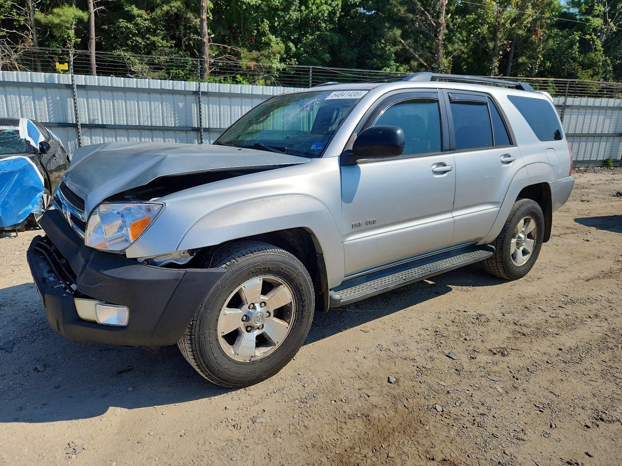 2005 Toyota 4runner Sr5 Silver vin: JTEBU14R658030734