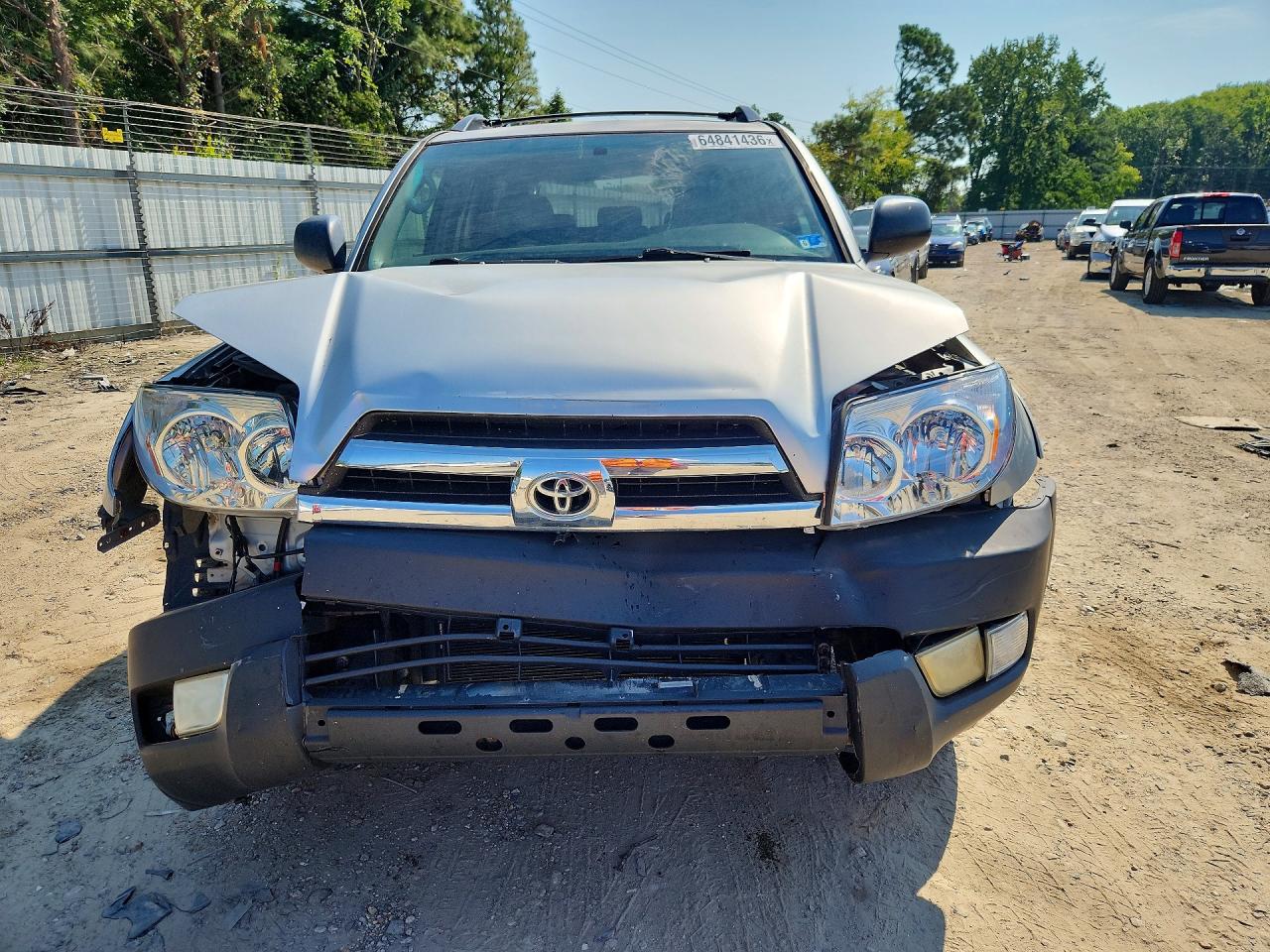2005 Toyota 4runner Sr5 Silver vin: JTEBU14R658030734