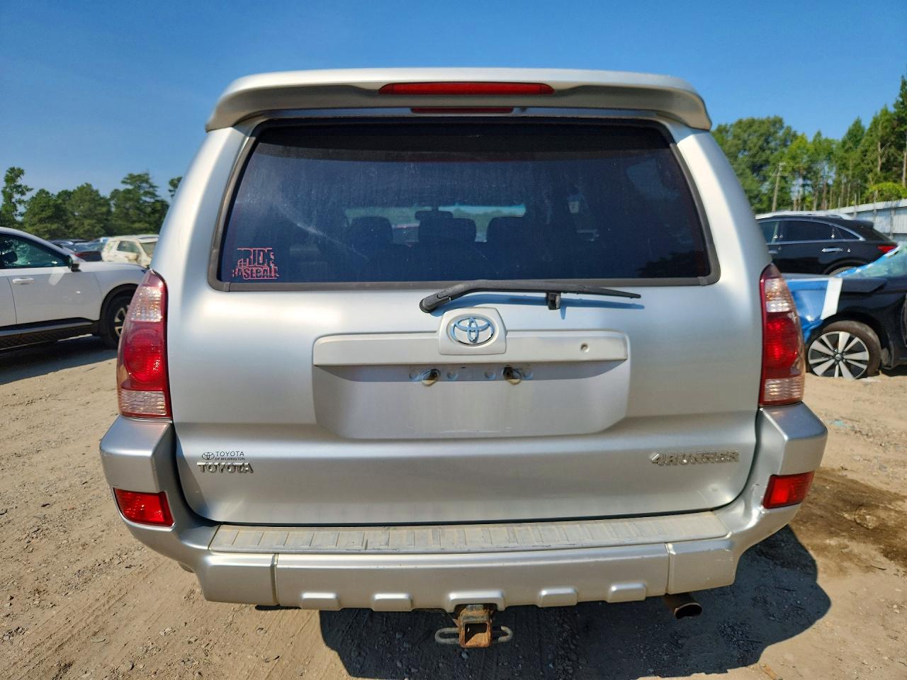 2005 Toyota 4runner Sr5 Silver vin: JTEBU14R658030734