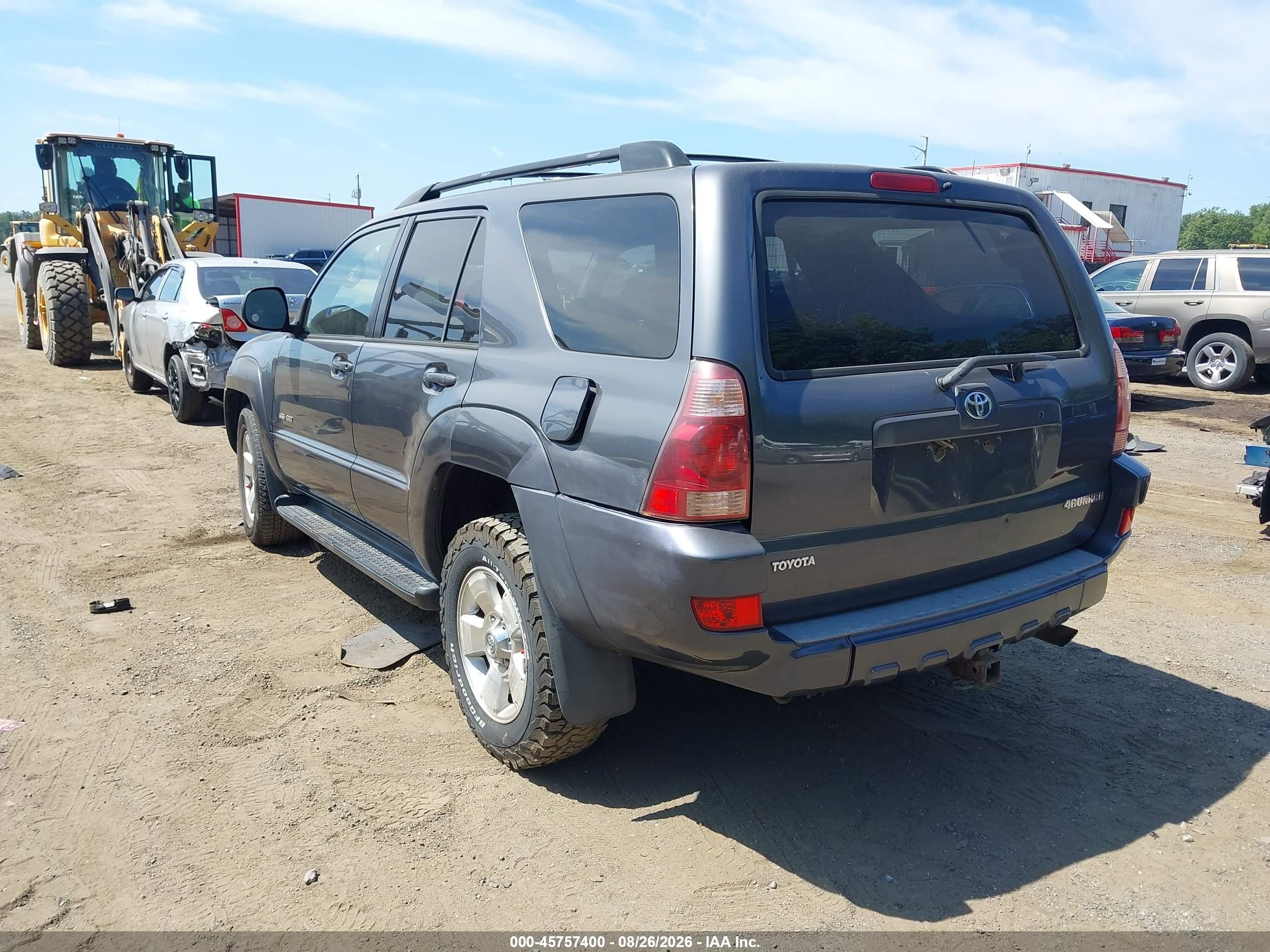 2005 Toyota 4runner Sr5 V6 Gray vin: JTEBU14R658038722