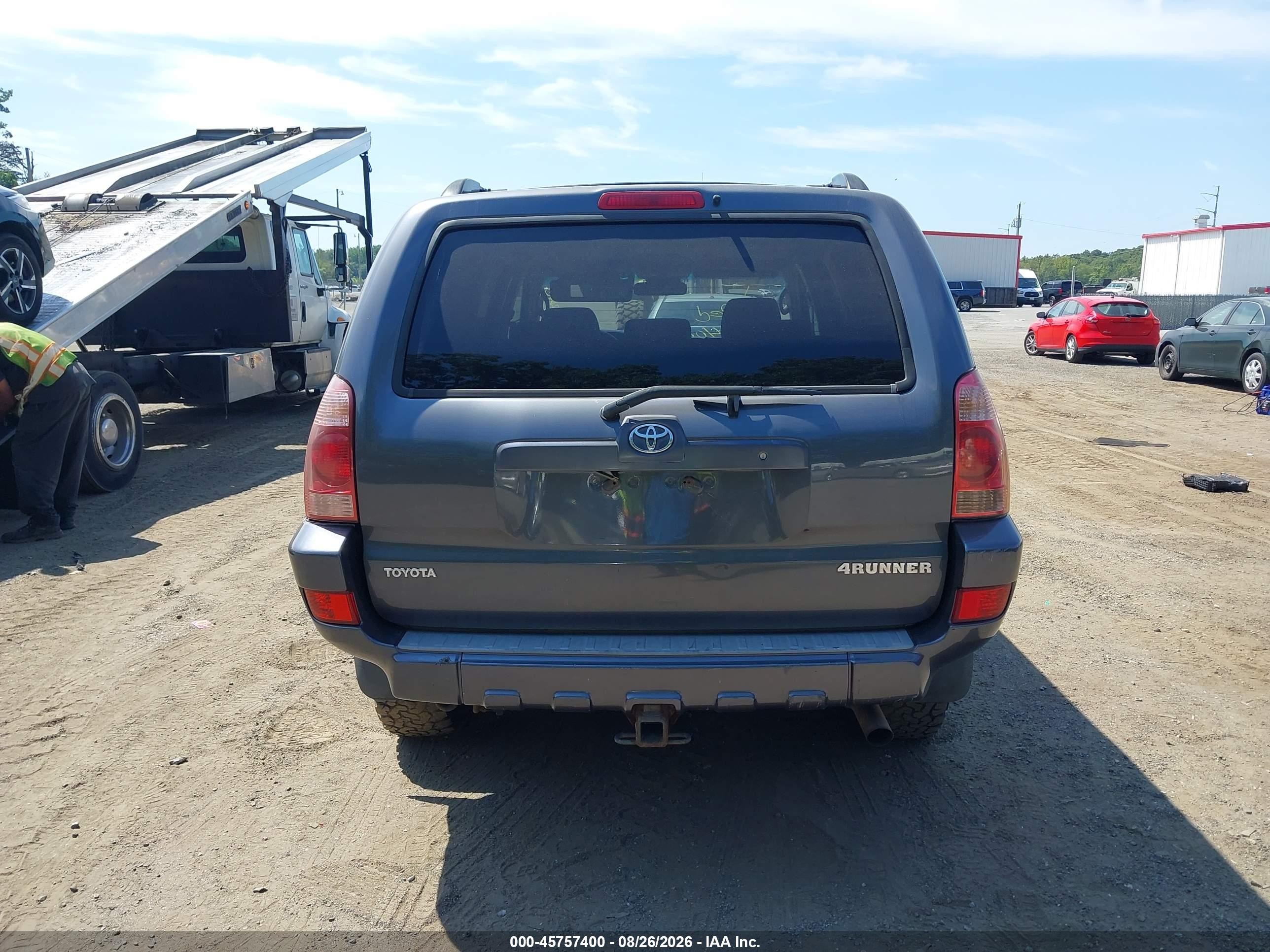 2005 Toyota 4runner Sr5 V6 Gray vin: JTEBU14R658038722