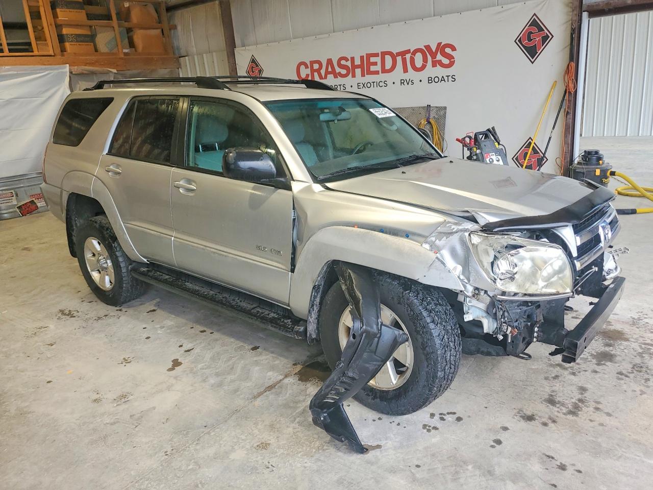 2005 Toyota 4runner Sr5 Silver vin: JTEBU14R658043080