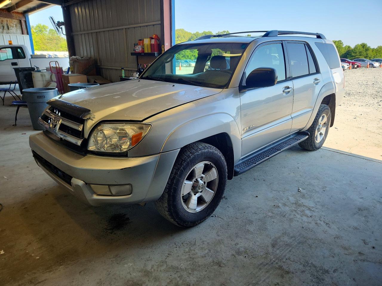 2005 Toyota 4runner Sr5 Silver vin: JTEBU14R658043984