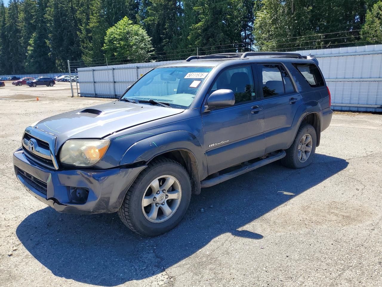 2006 Toyota 4runner Sport Edition Gray vin: JTEBU14R660090738