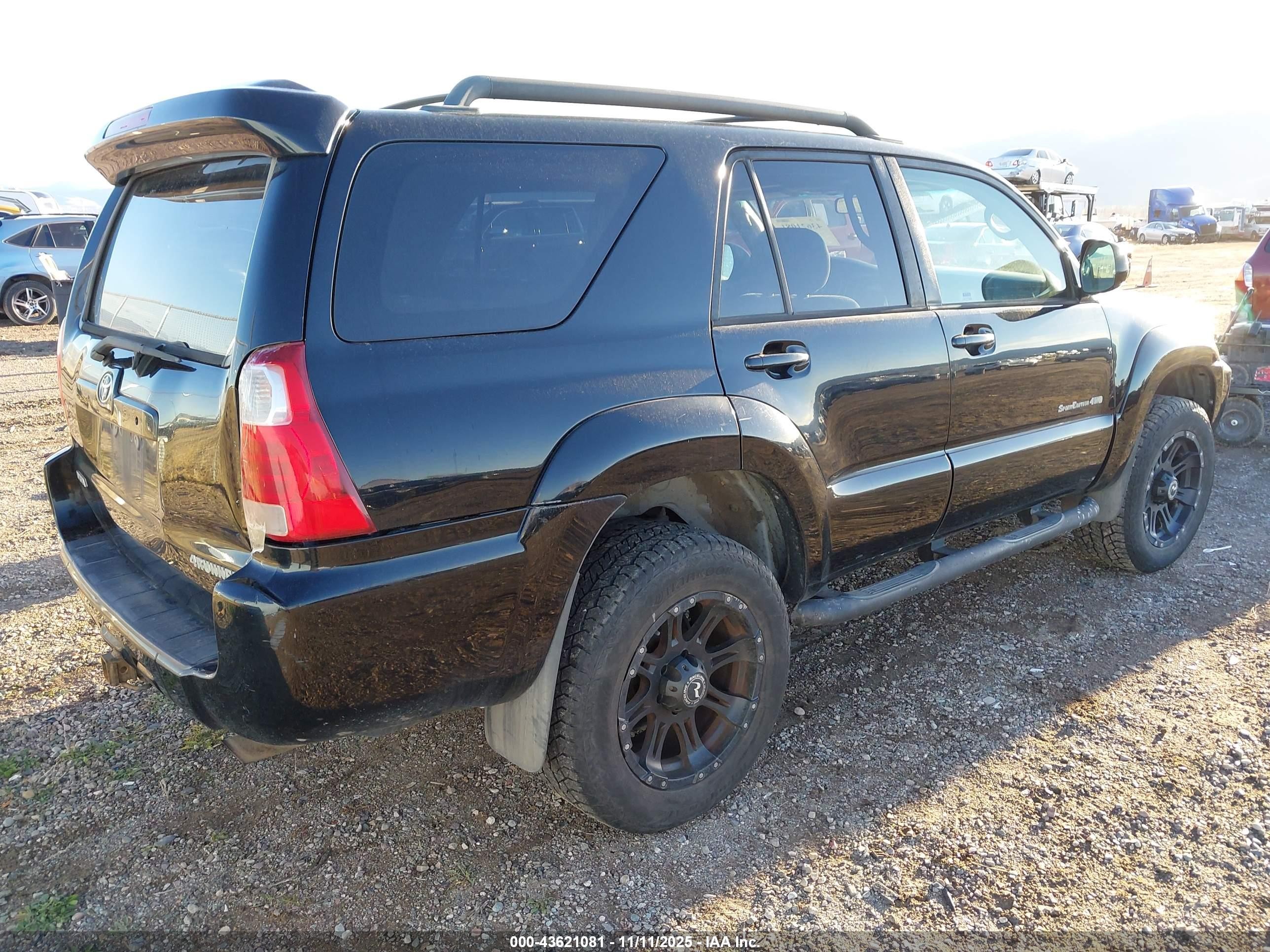 2006 Toyota 4runner Sr5 Sport V6 Черный vin: JTEBU14R668063475