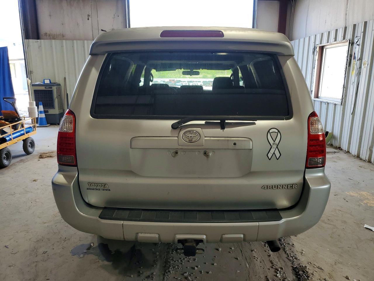 2006 Toyota 4runner Sport Edition Silver vin: JTEBU14R668067655