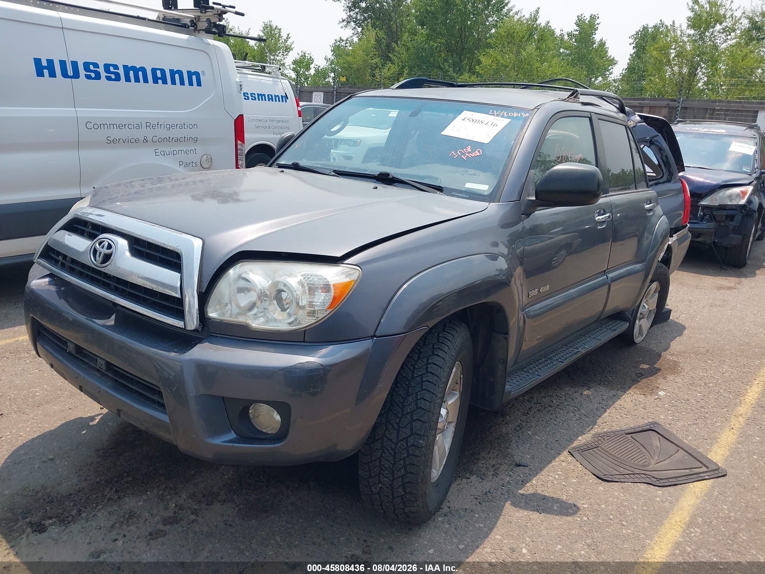 2006 Toyota 4runner Sr5 V6 Gray vin: JTEBU14R668072306