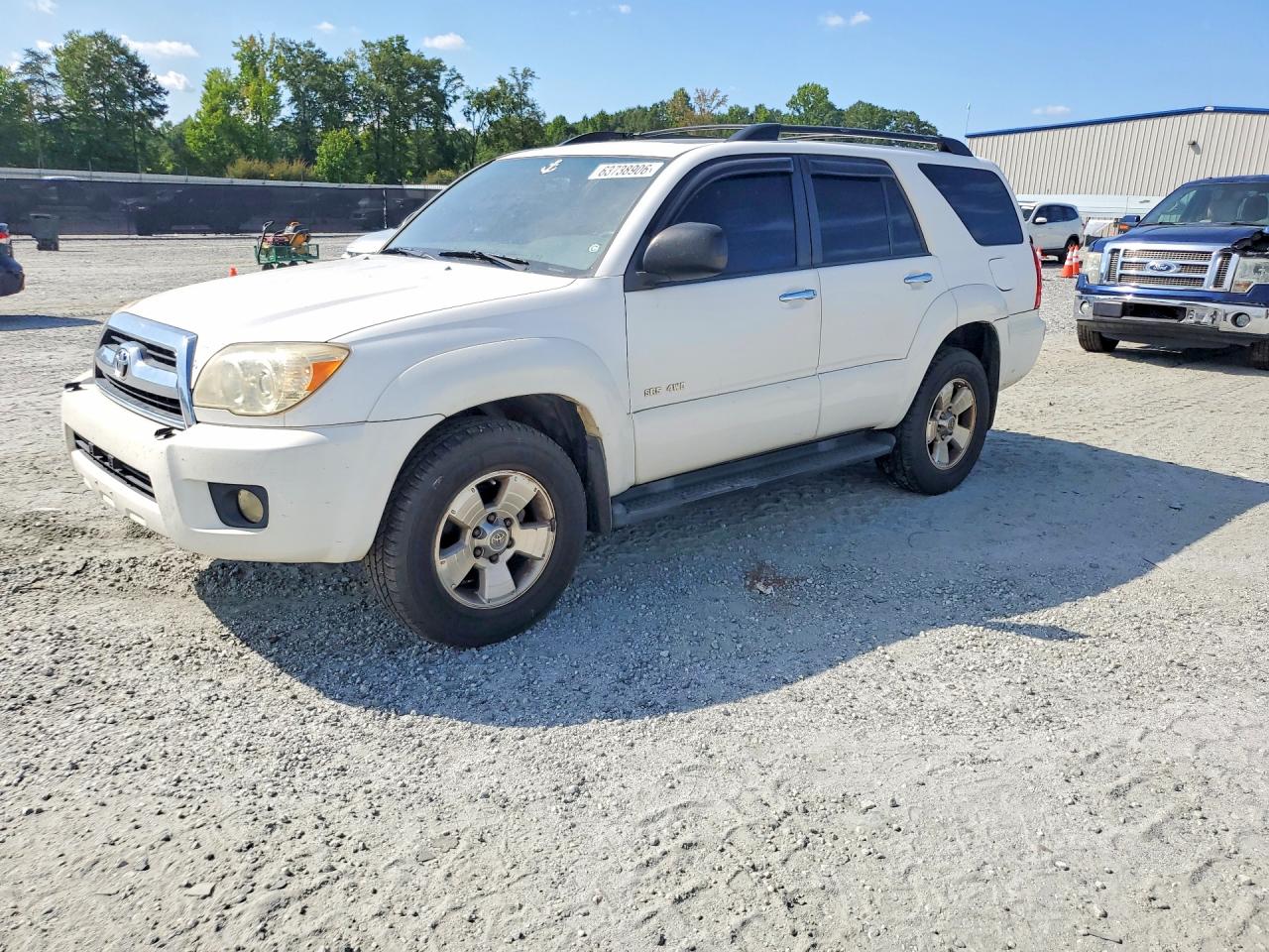 2007 Toyota 4runner Sr5 White vin: JTEBU14R670128311