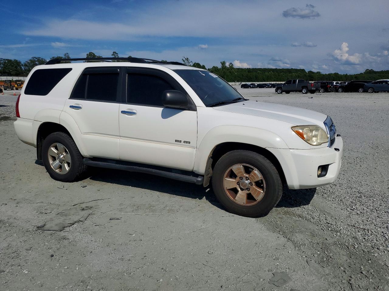 2007 Toyota 4runner Sr5 White vin: JTEBU14R670128311