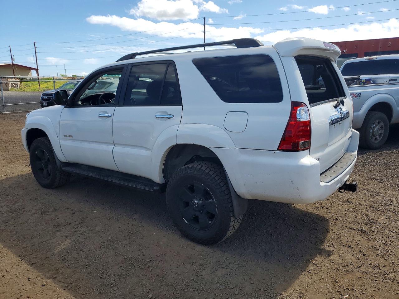2007 Toyota 4runner Sr5 White vin: JTEBU14R678090175