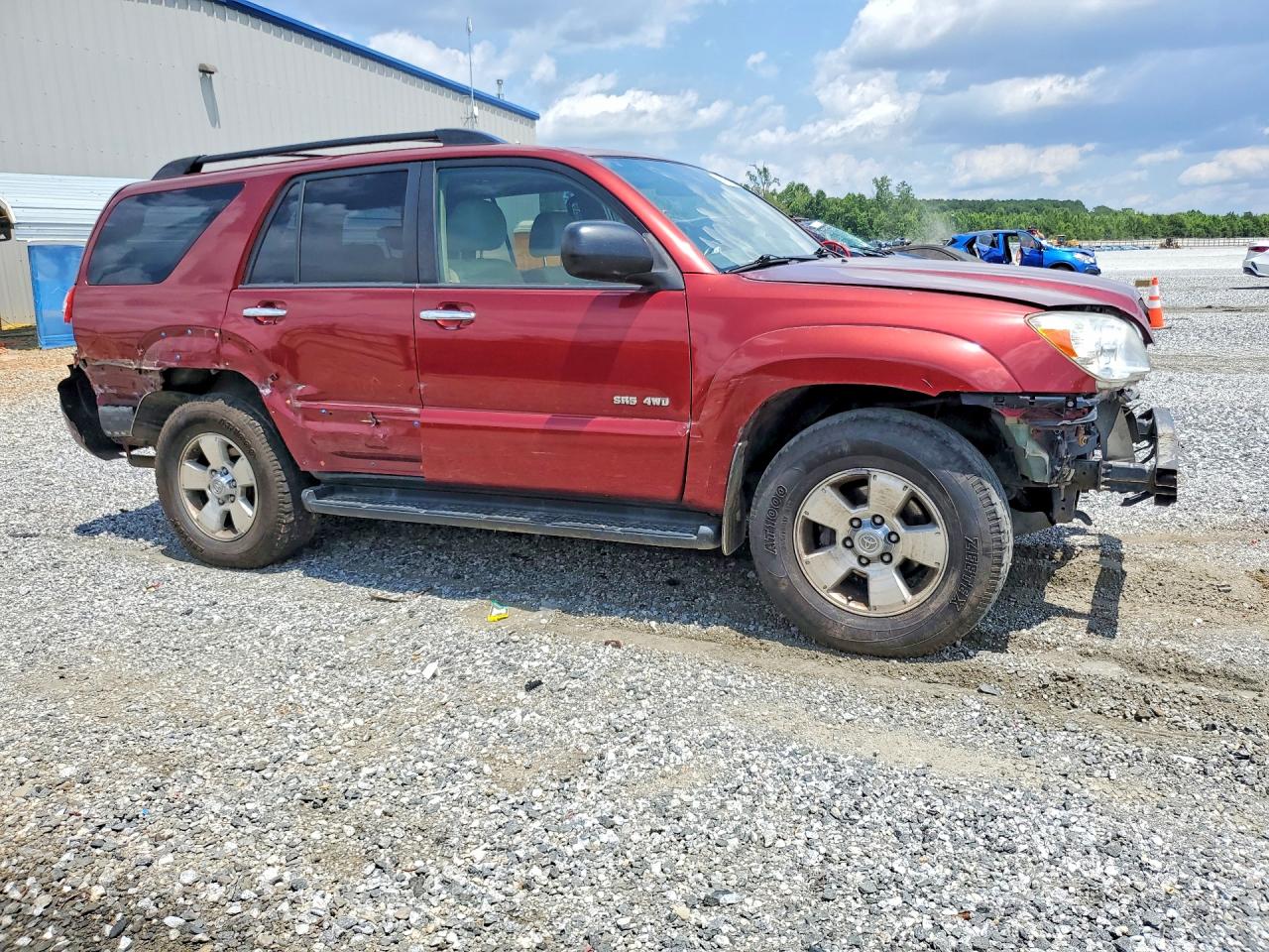 2007 Toyota 4runner Sr5 Burgundy vin: JTEBU14R678094761