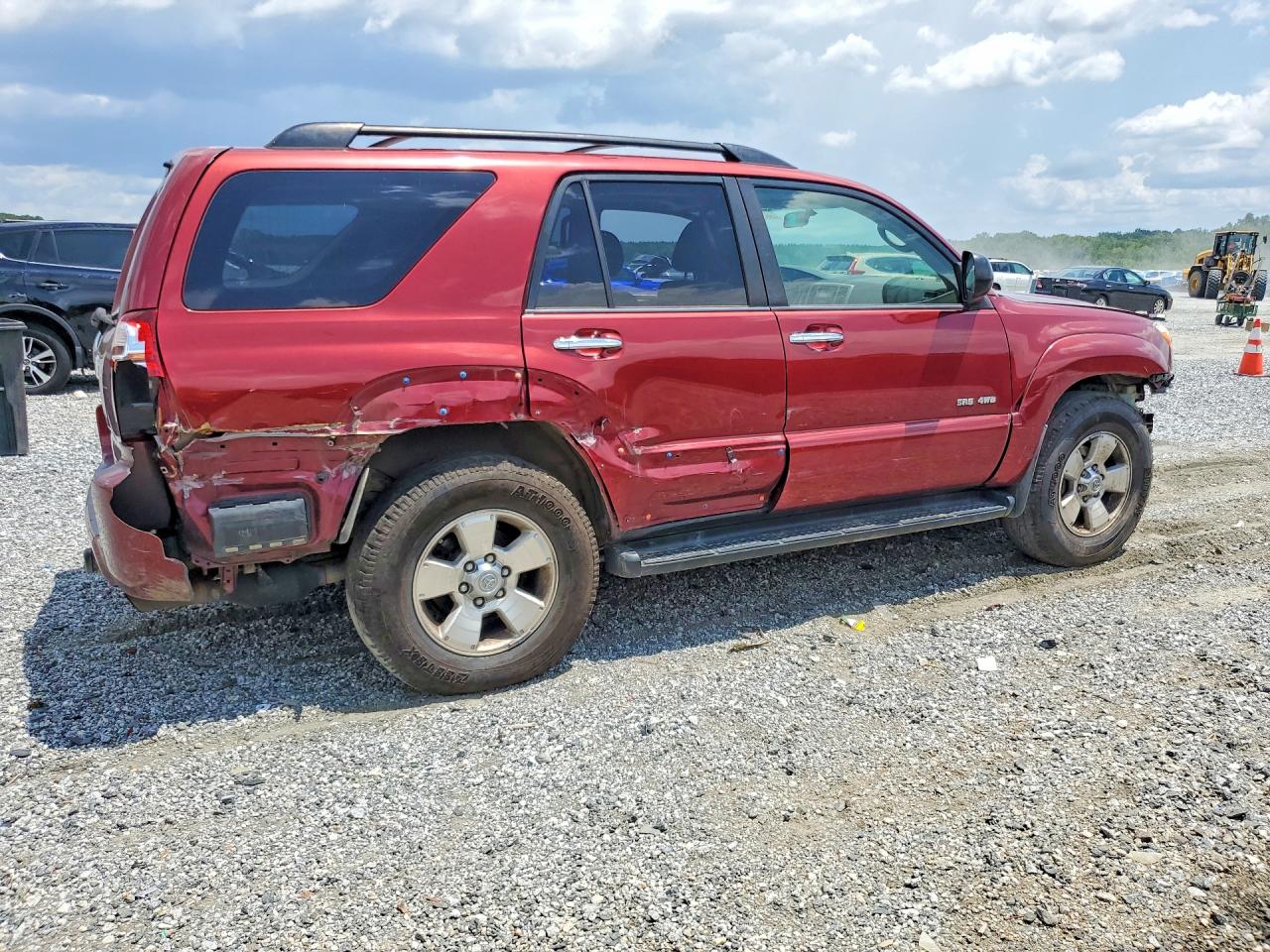 2007 Toyota 4runner Sr5 Burgundy vin: JTEBU14R678094761