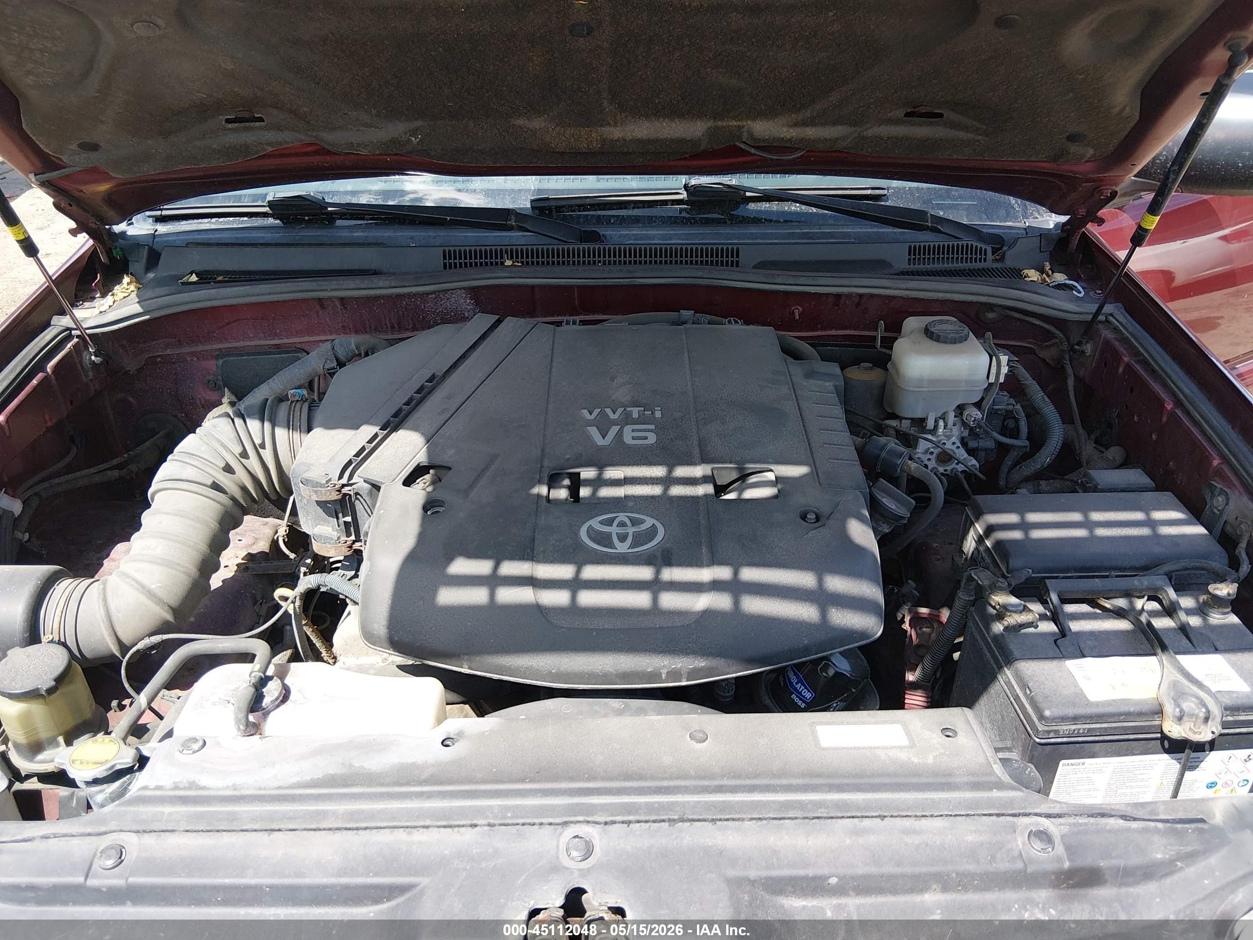 2007 Toyota 4runner Sr5 V6 Темно-бордовый vin: JTEBU14R678098227