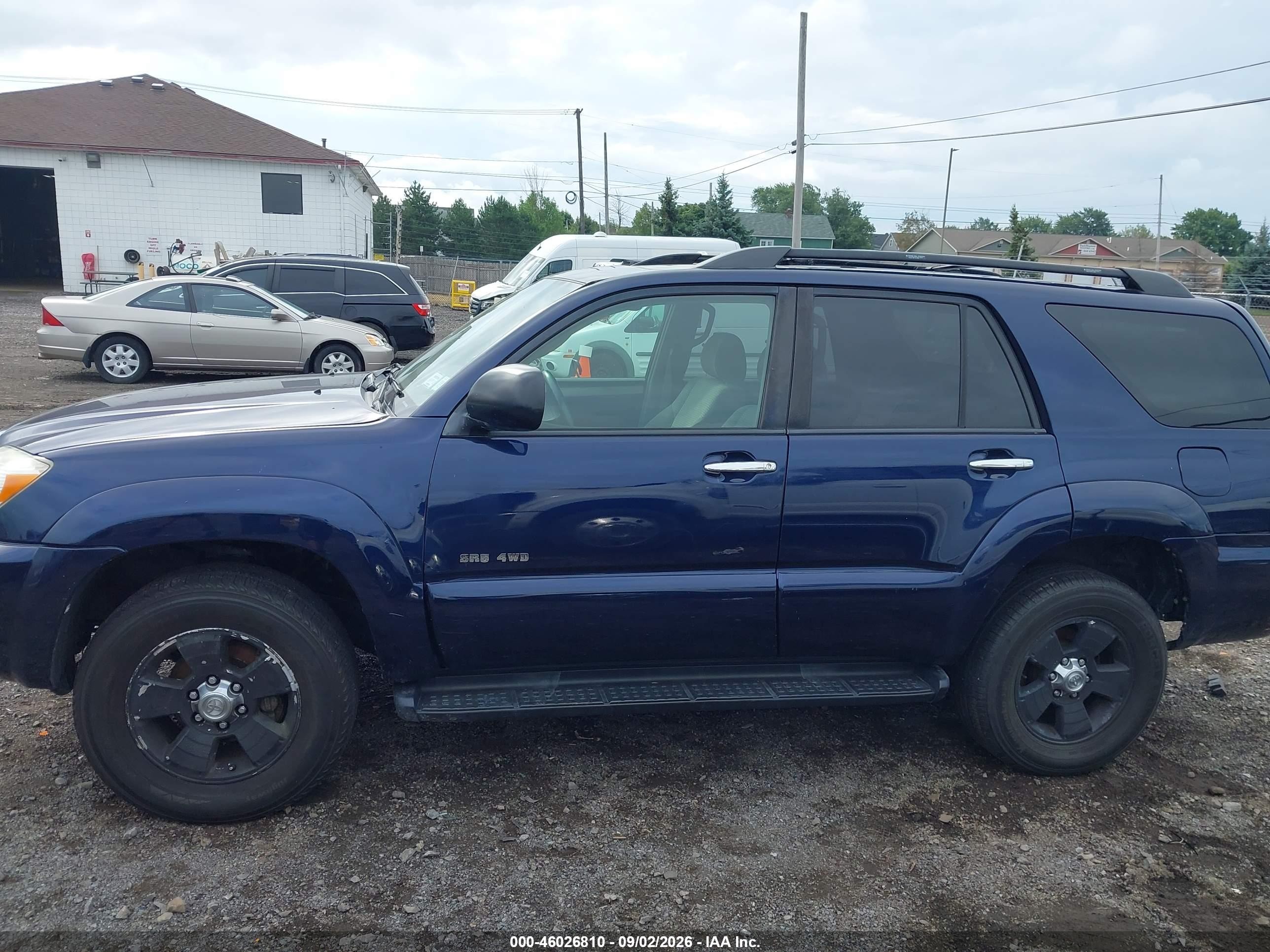 2007 Toyota 4runner Sr5 V6 Blue vin: JTEBU14R678099975