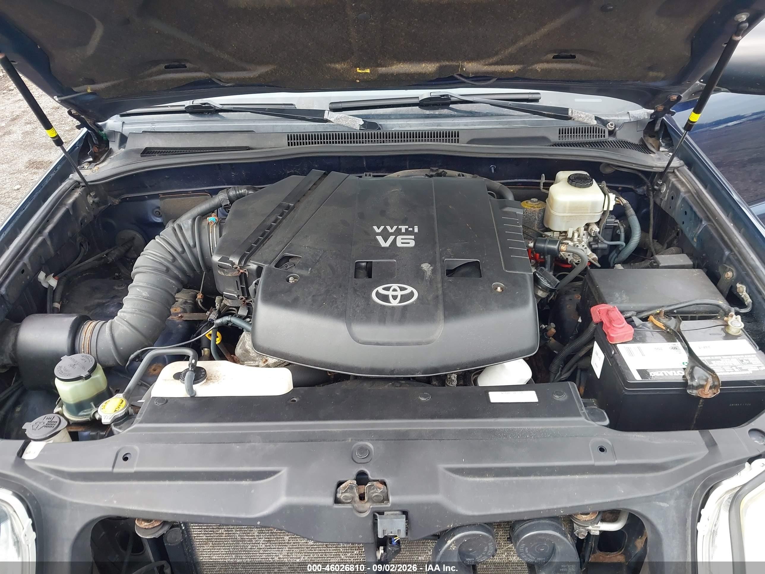 2007 Toyota 4runner Sr5 V6 Blue vin: JTEBU14R678099975