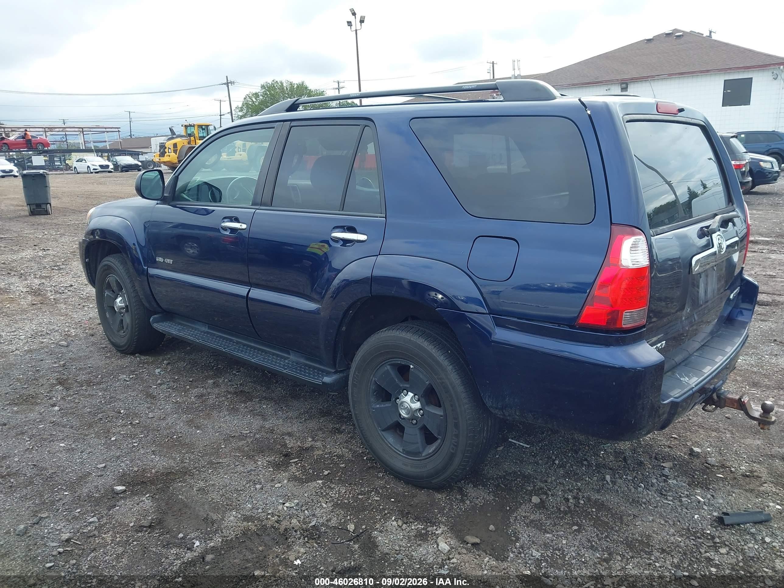 2007 Toyota 4runner Sr5 V6 Blue vin: JTEBU14R678099975
