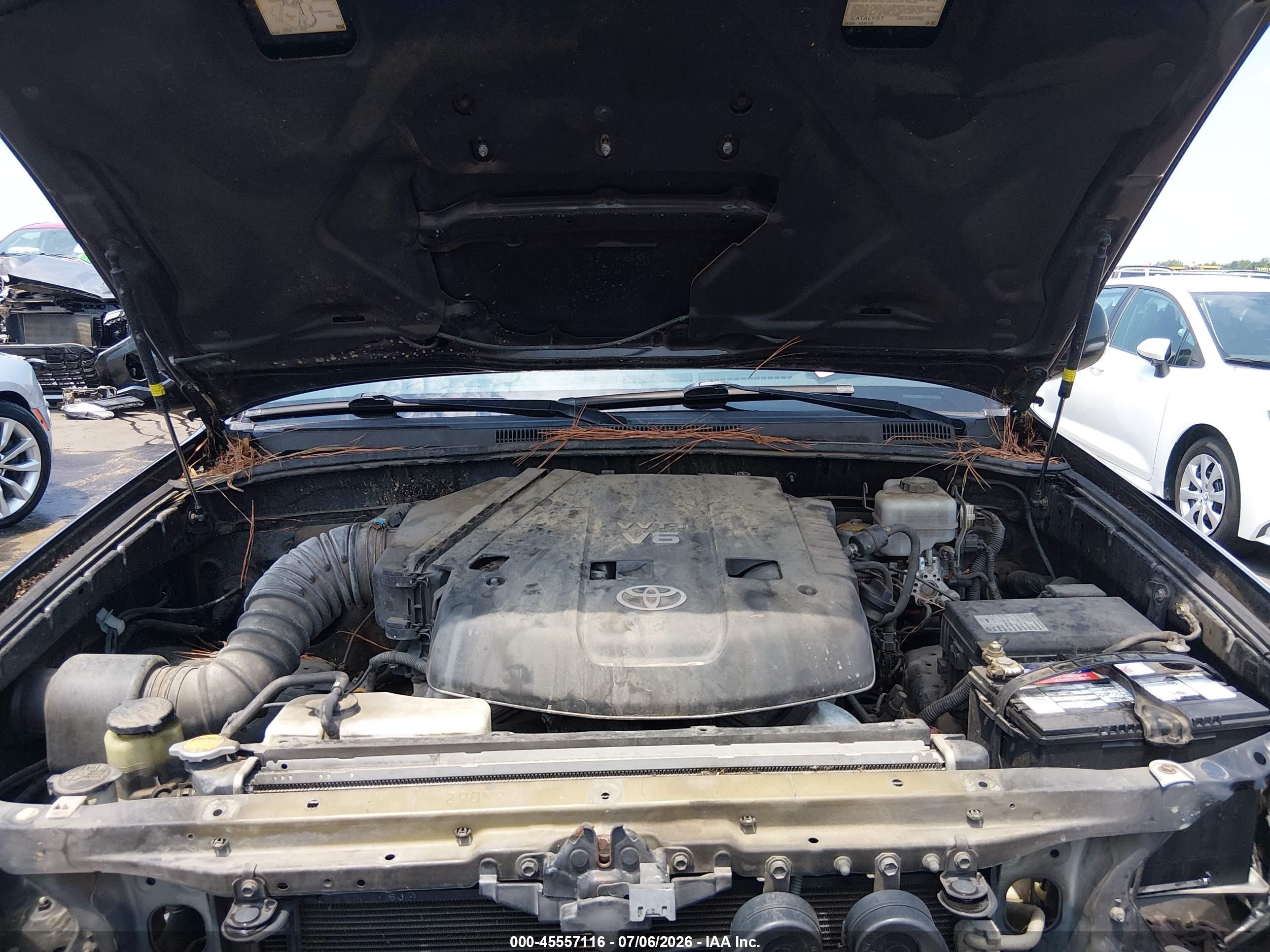 2007 Toyota 4runner Sport V6 Black vin: JTEBU14R678104267