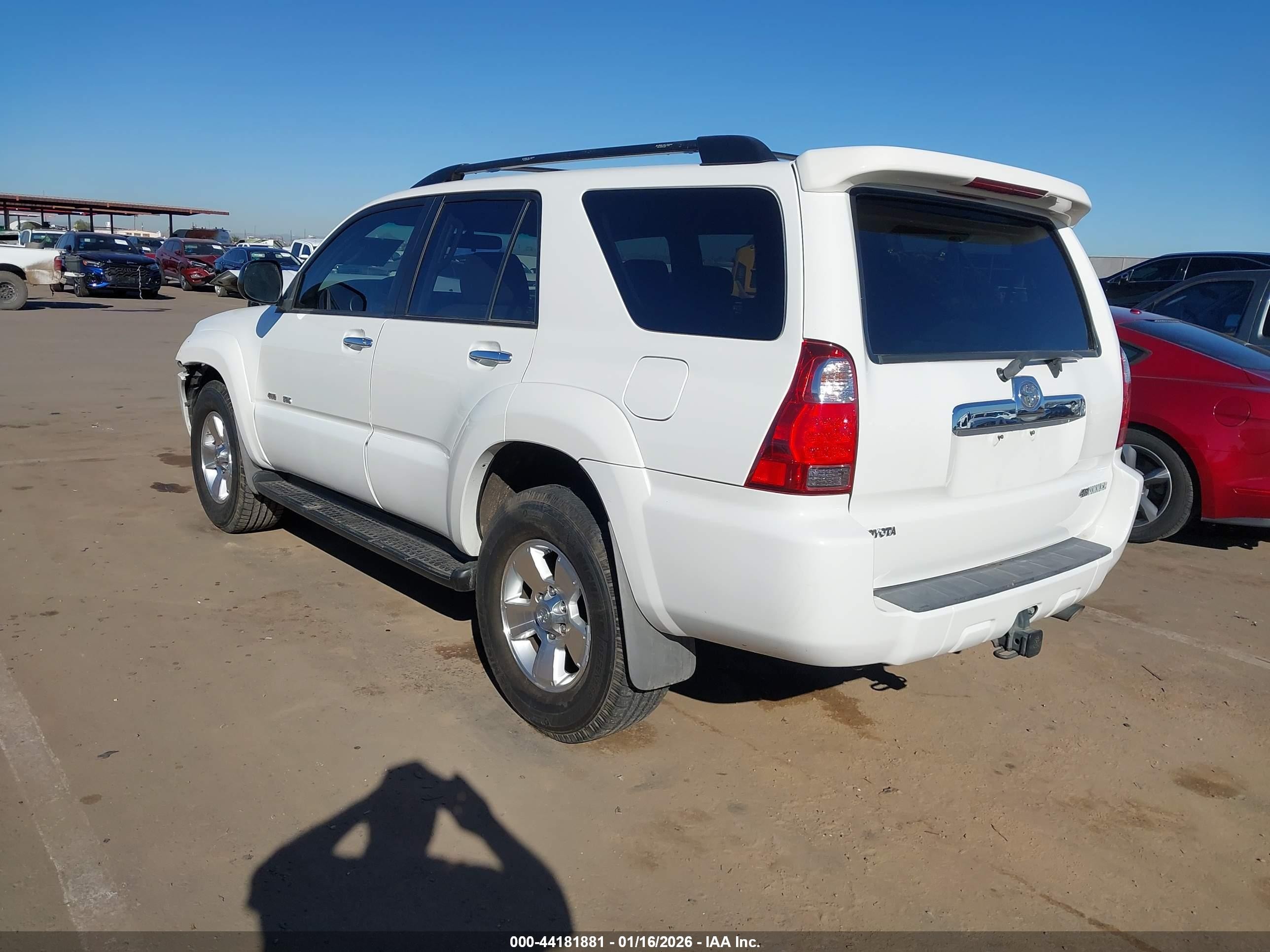2009 Toyota 4runner Sr5 V6 White vin: JTEBU14R69K036655