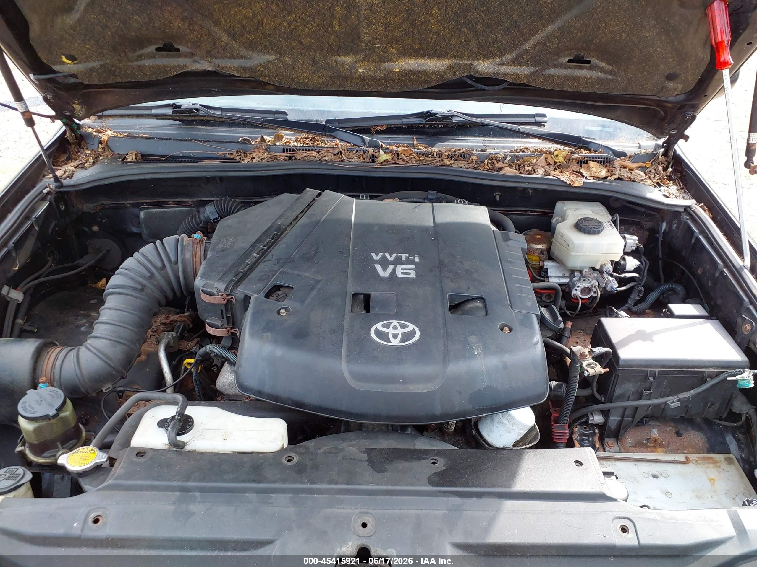 2004 Toyota 4runner Sr5 Sport V6 Black vin: JTEBU14R740026799