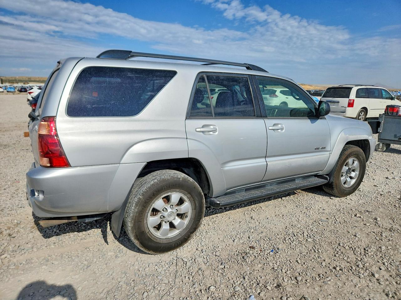 2004 Toyota 4runner Sr5 Silver vin: JTEBU14R740033140