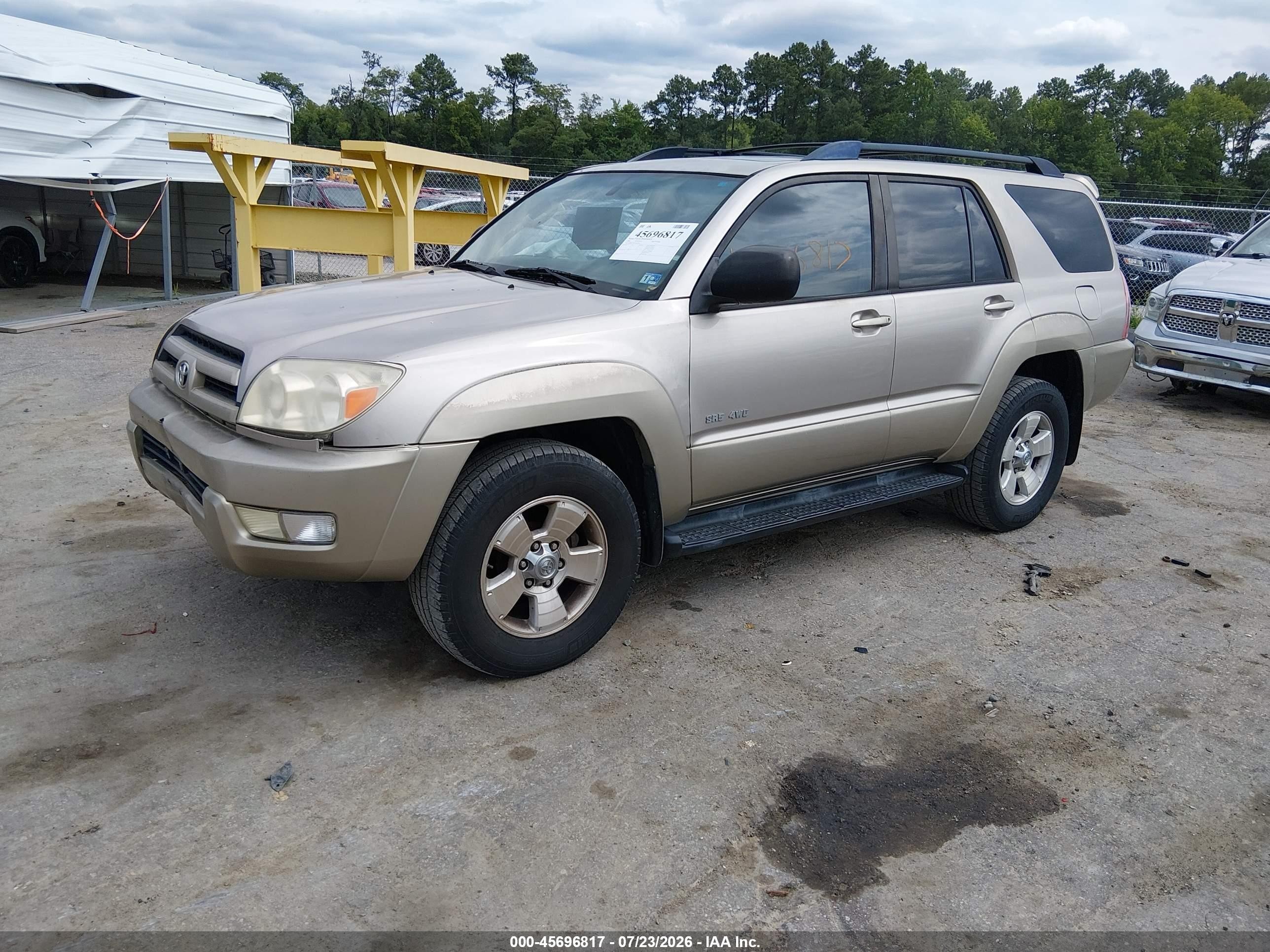 2004 Toyota 4runner Sr5 V6 Золотой vin: JTEBU14R740033431