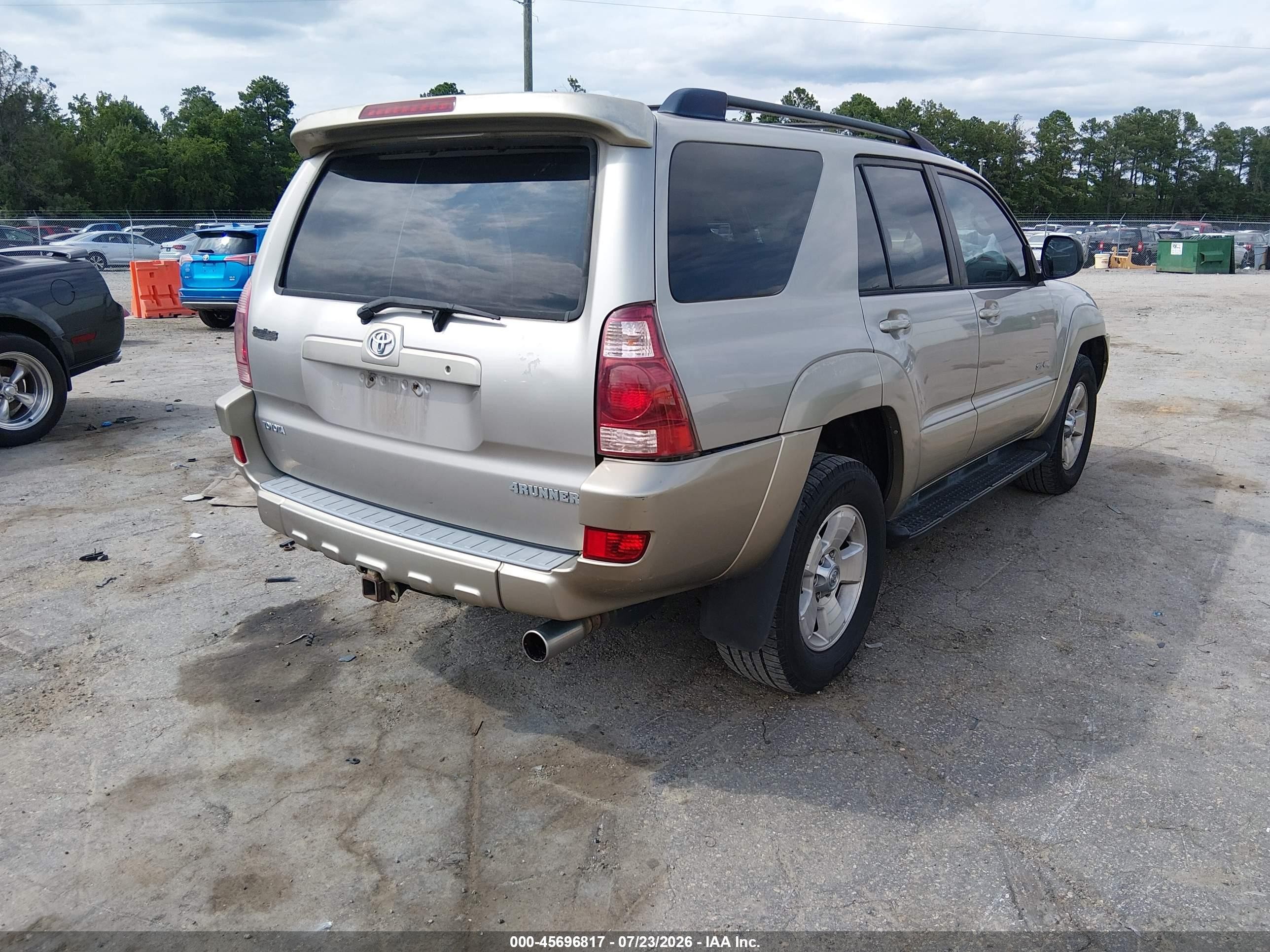 2004 Toyota 4runner Sr5 V6 Золотой vin: JTEBU14R740033431